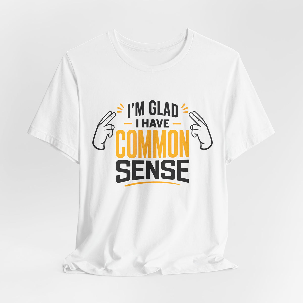 Common Sense & 100% IQ Graphic Tee.