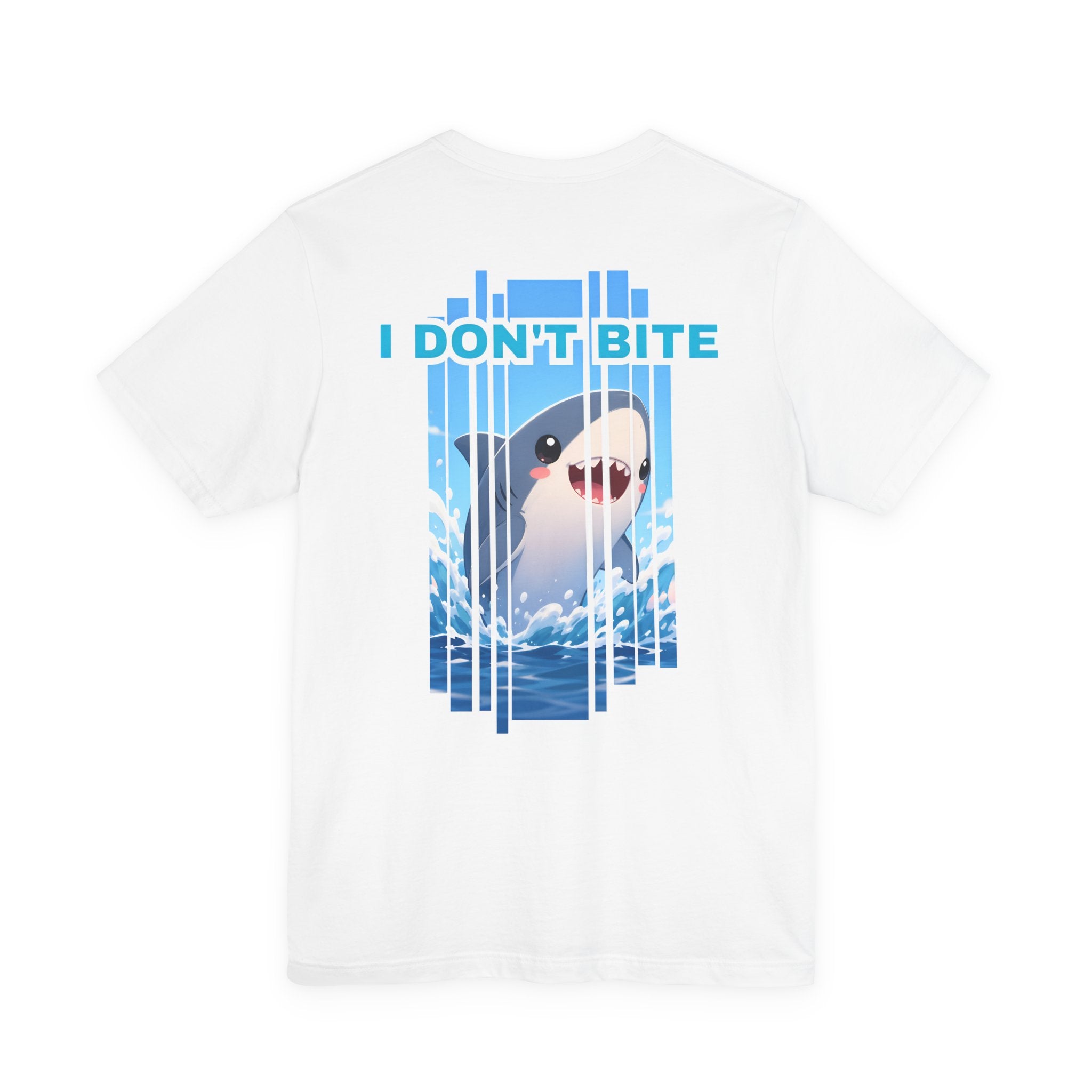"Don't Panic" Shark Progress Bar Graphic T-Shirt.