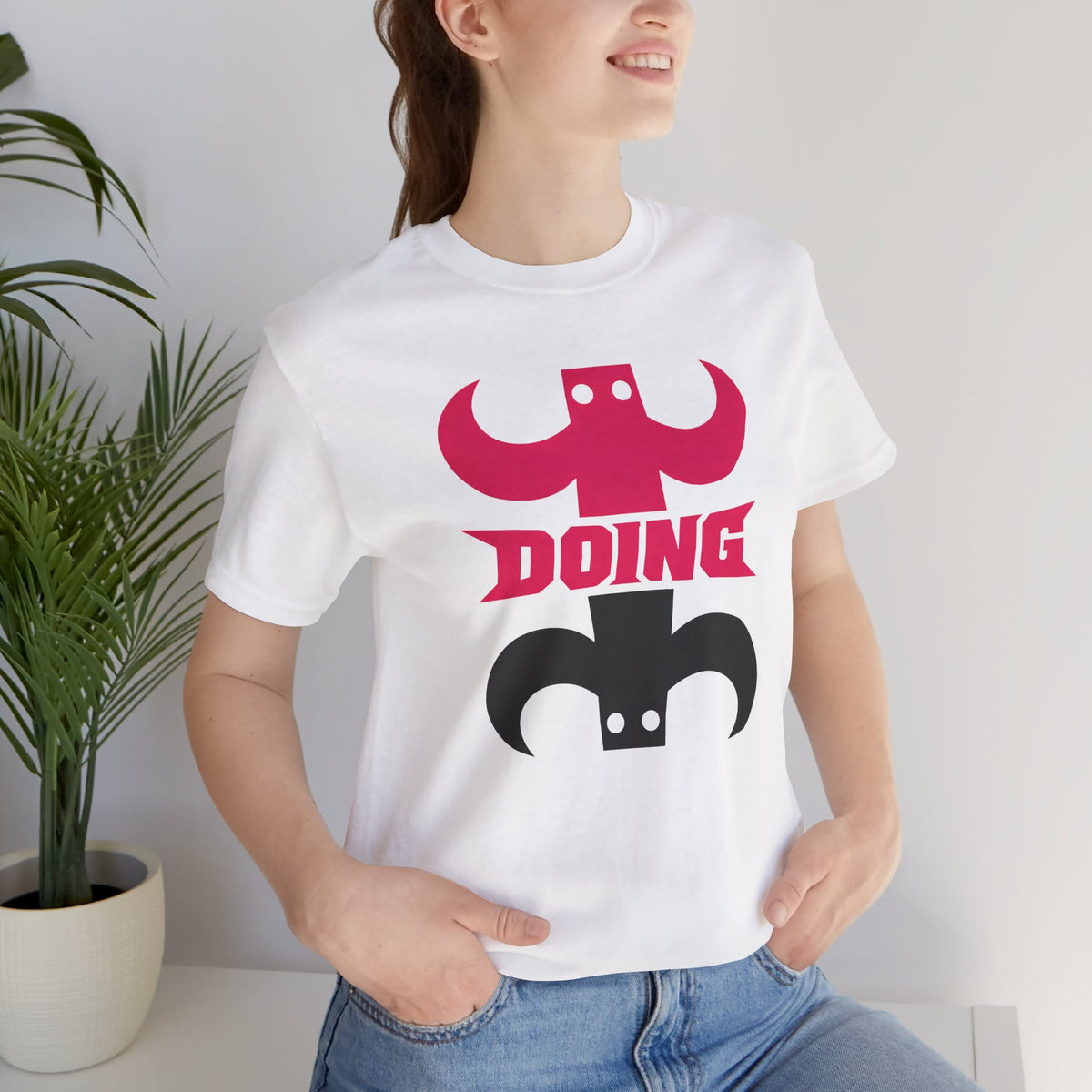 Minimalist Figures "DOING and THINKING" Graphic Tee