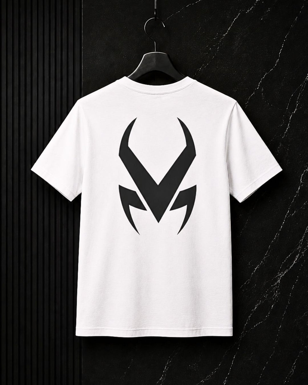 Minimalist Reversible Horns Graphic Tee.