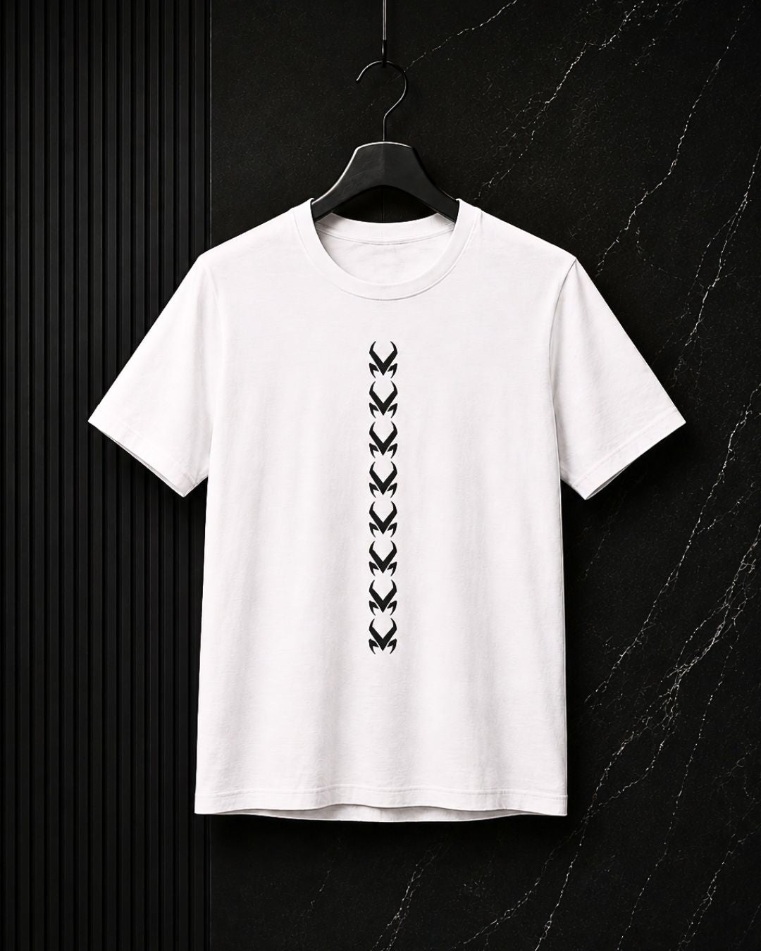 Minimalist Reversible Horns Graphic Tee.