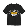 Common Sense & 100% IQ Graphic Tee.