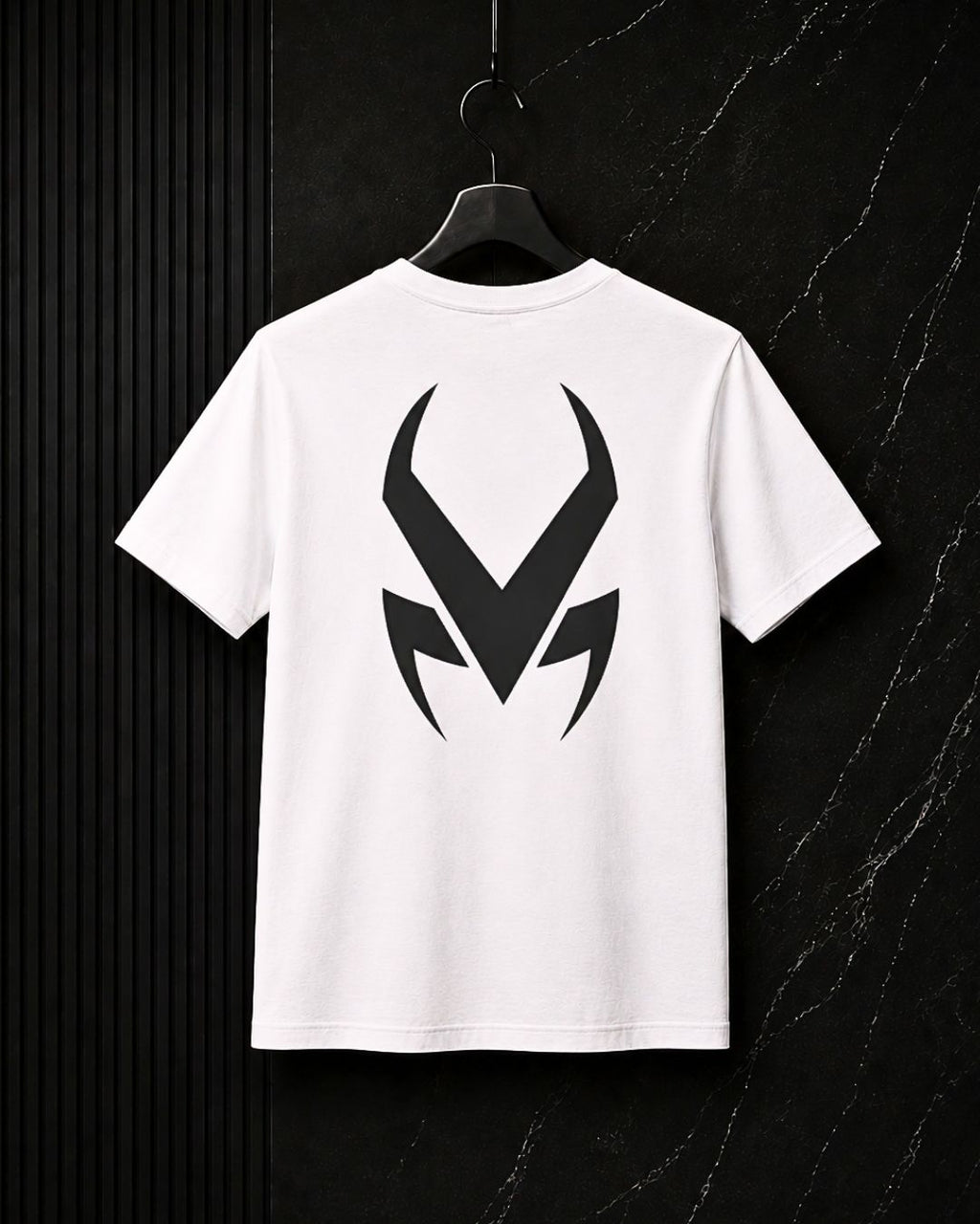 Minimalist Reversible Horns Graphic Tee.