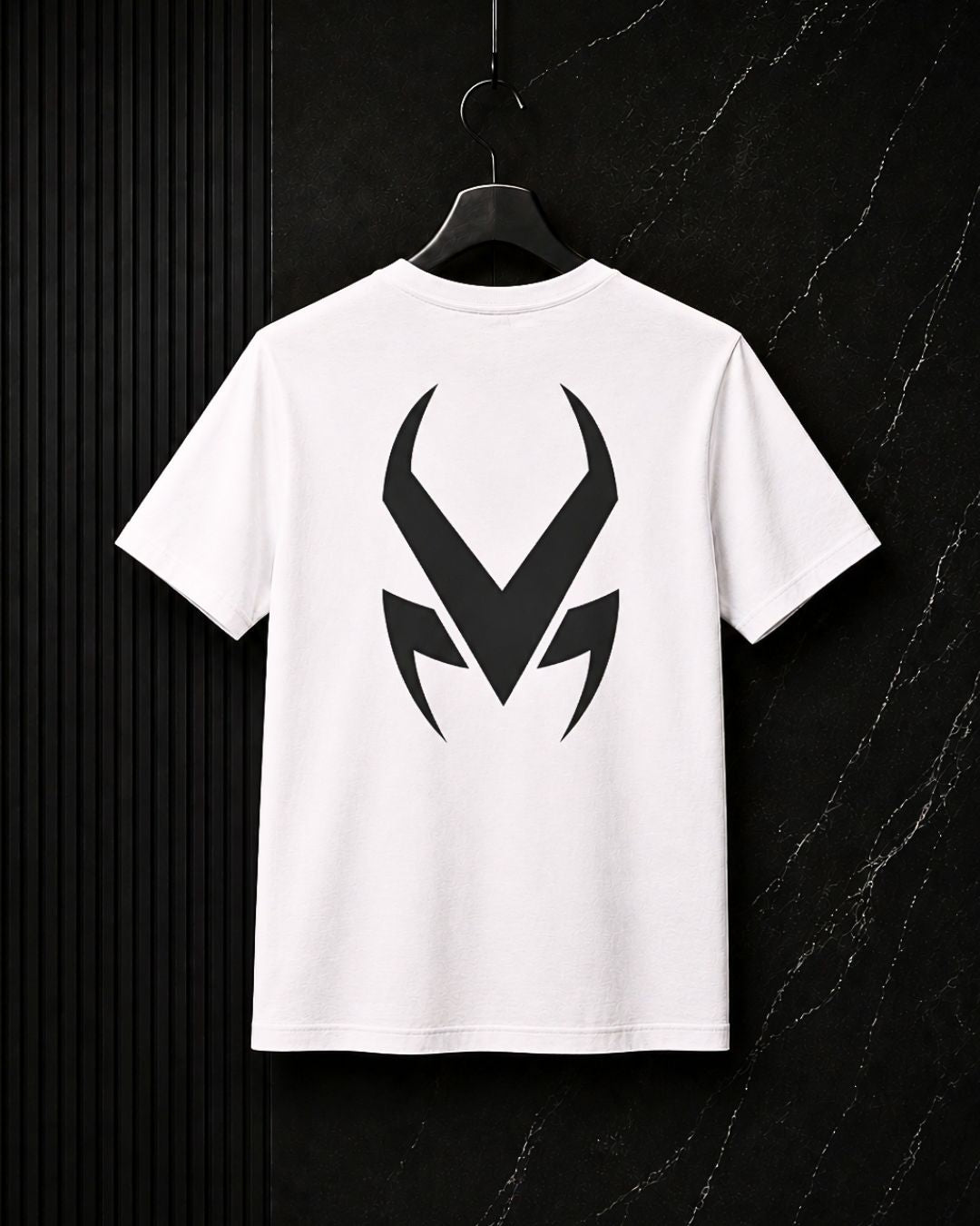 Minimalist Reversible Horns Graphic Tee.