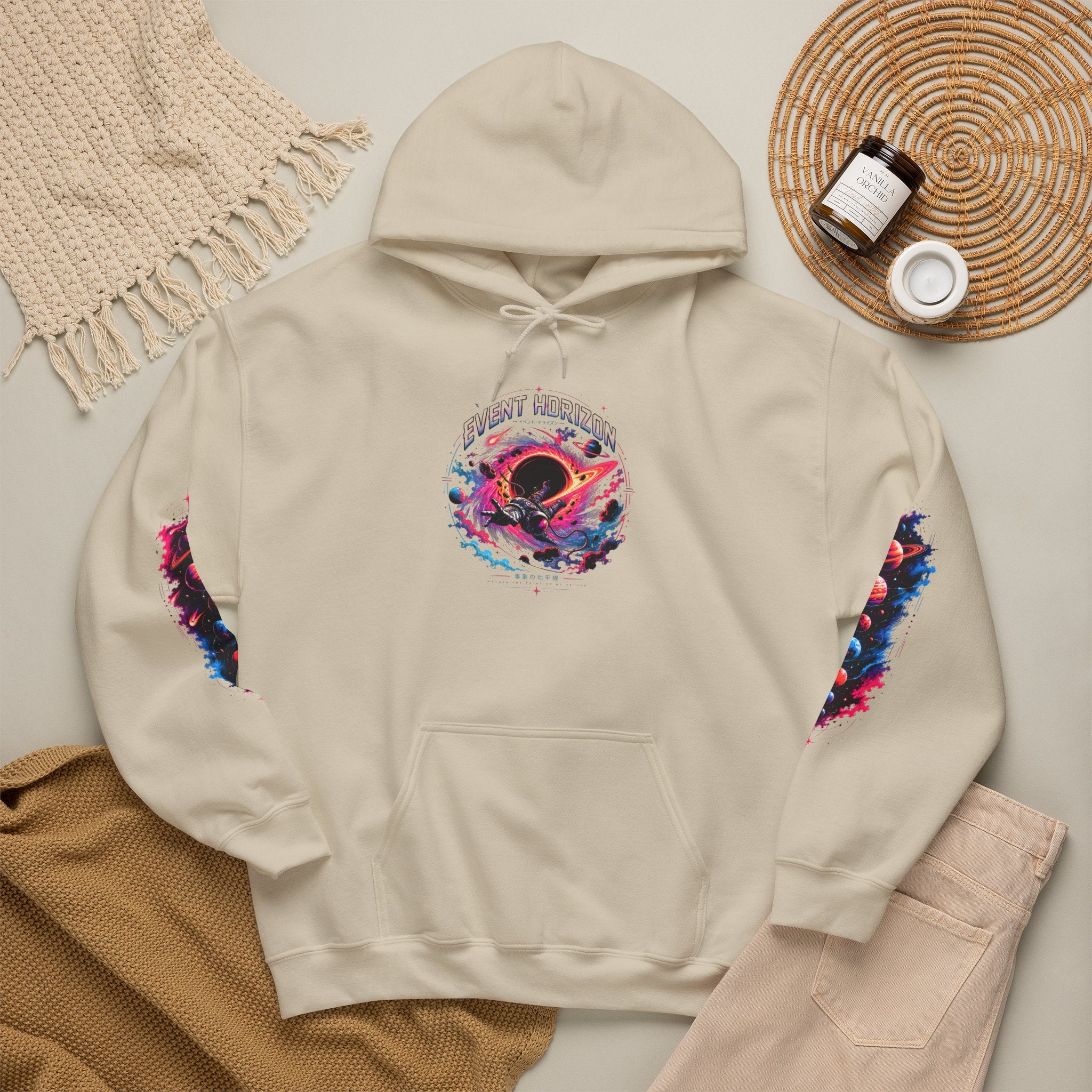Event Horizon Black Hole Unisex Hoodie.