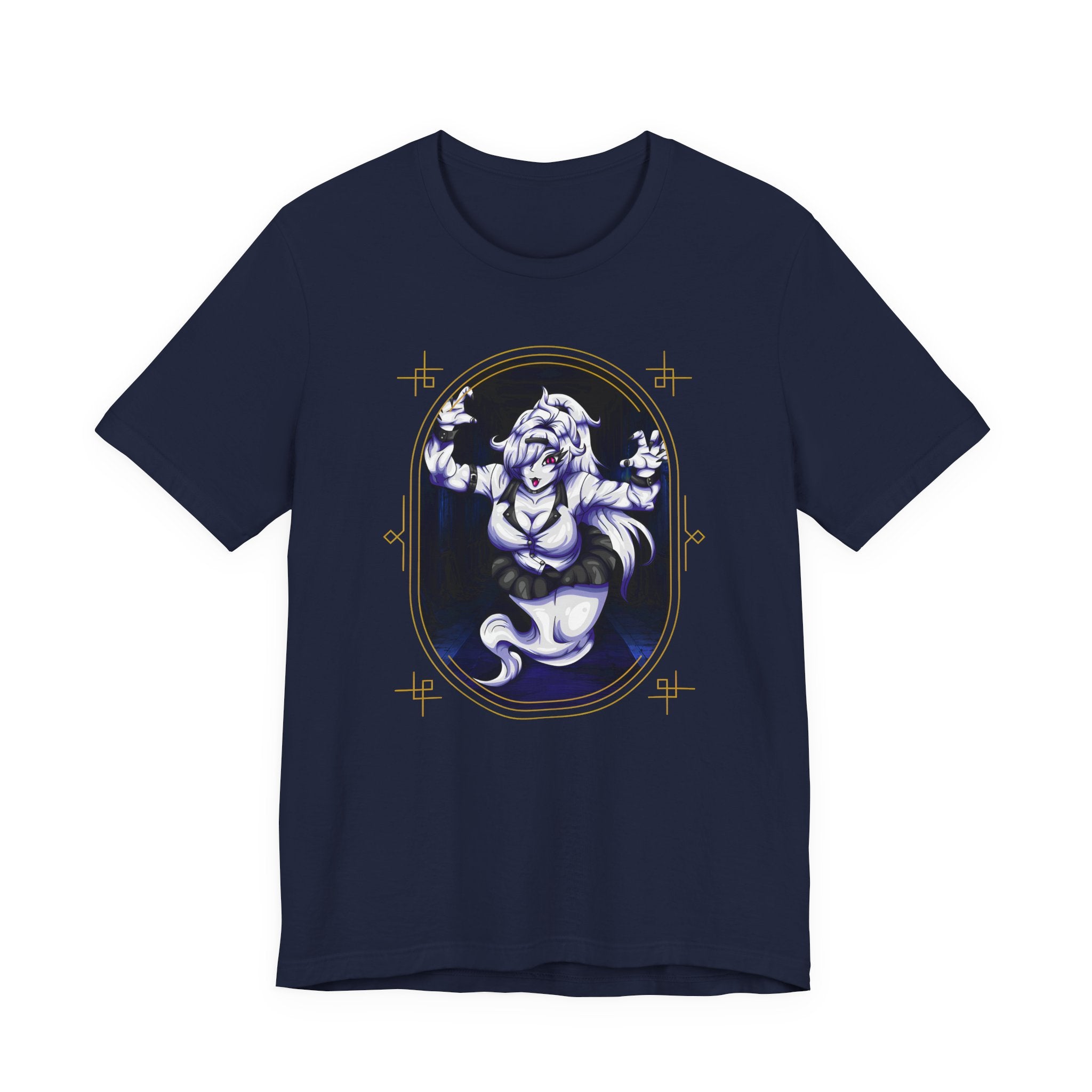 Haunted Beauty Graphic Tee - Anime Streetwear T-Shirt
