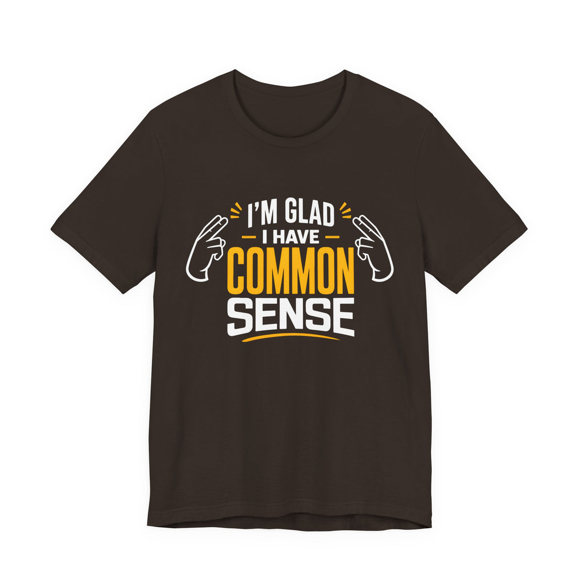 Common Sense & 100% IQ Graphic Tee.