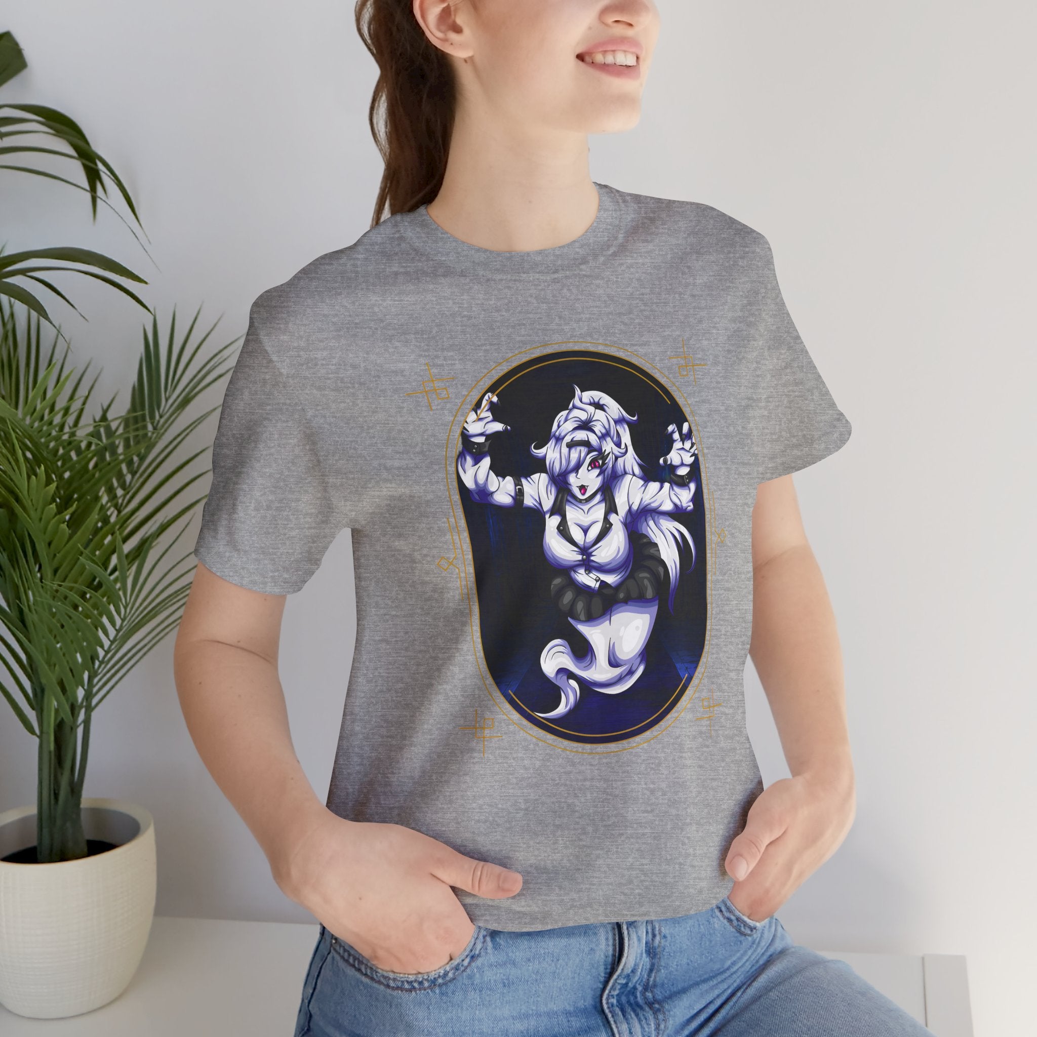 Haunted Beauty Graphic Tee - Anime Streetwear T-Shirt