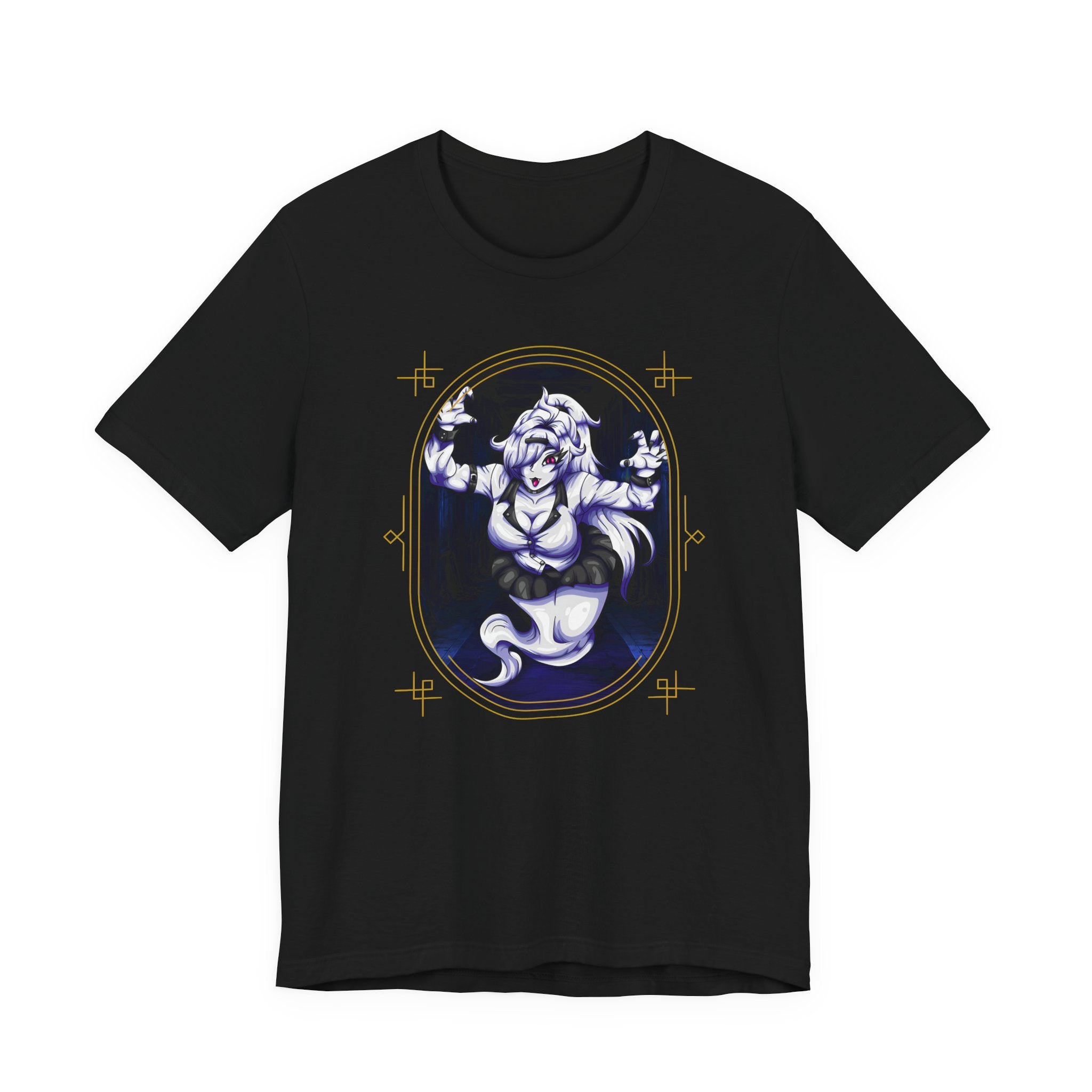 Haunted Beauty Graphic Tee - Anime Streetwear T-Shirt