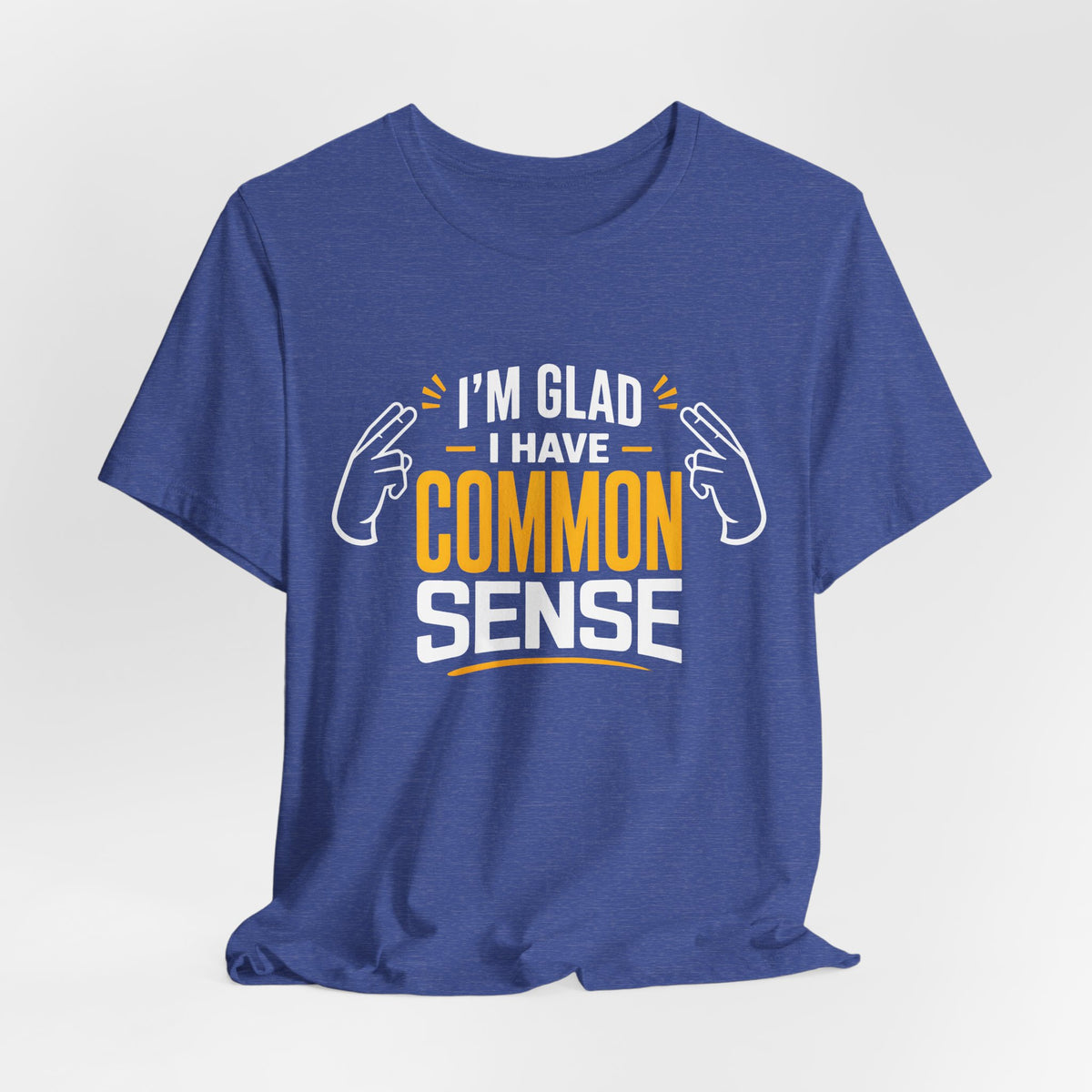 Common Sense & 100% IQ Graphic Tee.