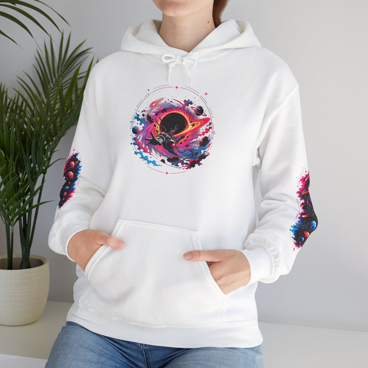Event Horizon Black Hole Unisex Hoodie.