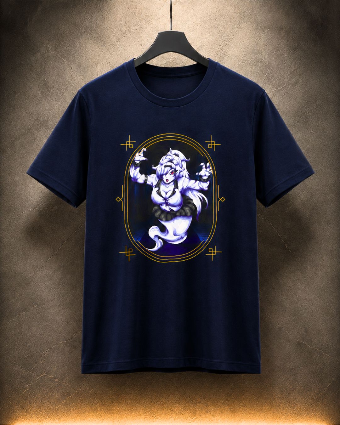 Haunted Beauty Graphic Tee - Anime Streetwear T-Shirt