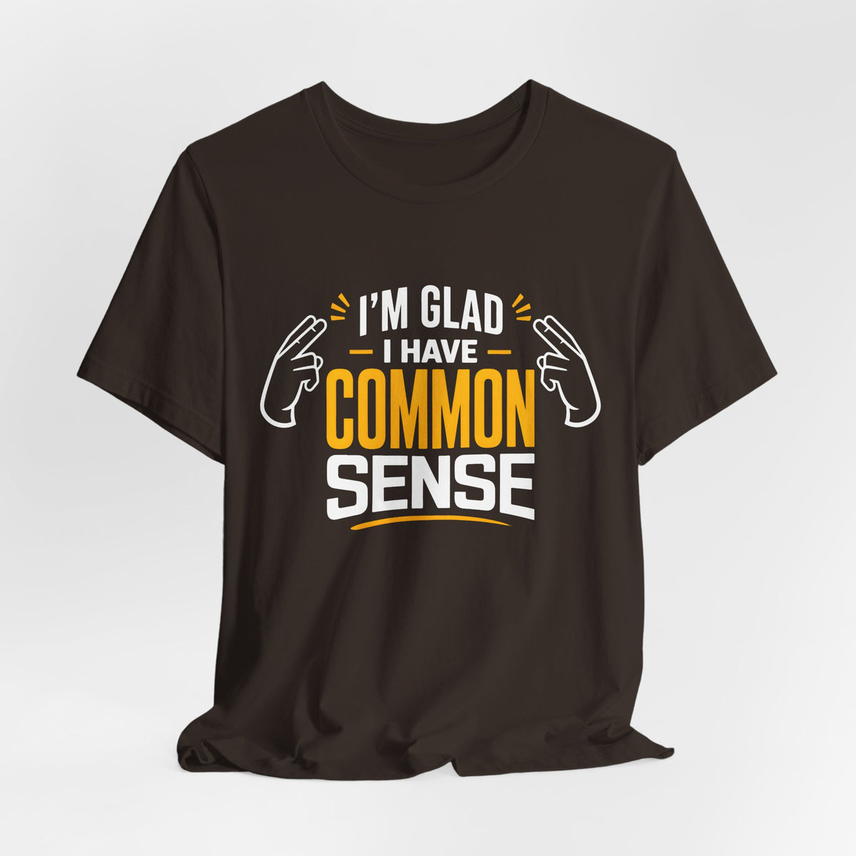 Common Sense & 100% IQ Graphic Tee.