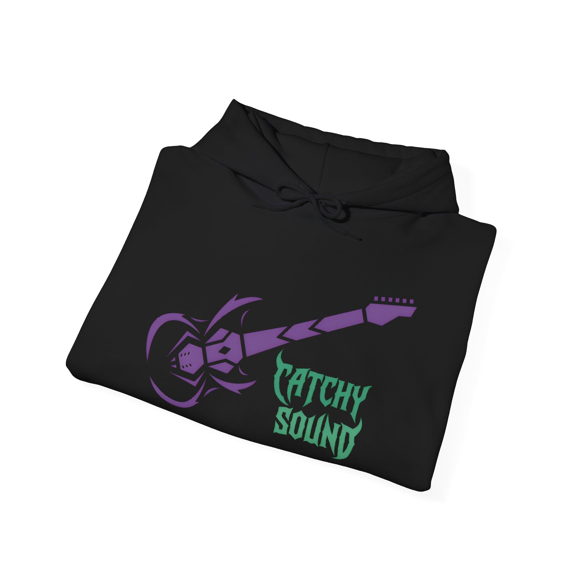 Catchy Sound Electric Guitar Graphic Unisex Hoodie.