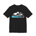 "Don't Panic" Shark Progress Bar Graphic T-Shirt.