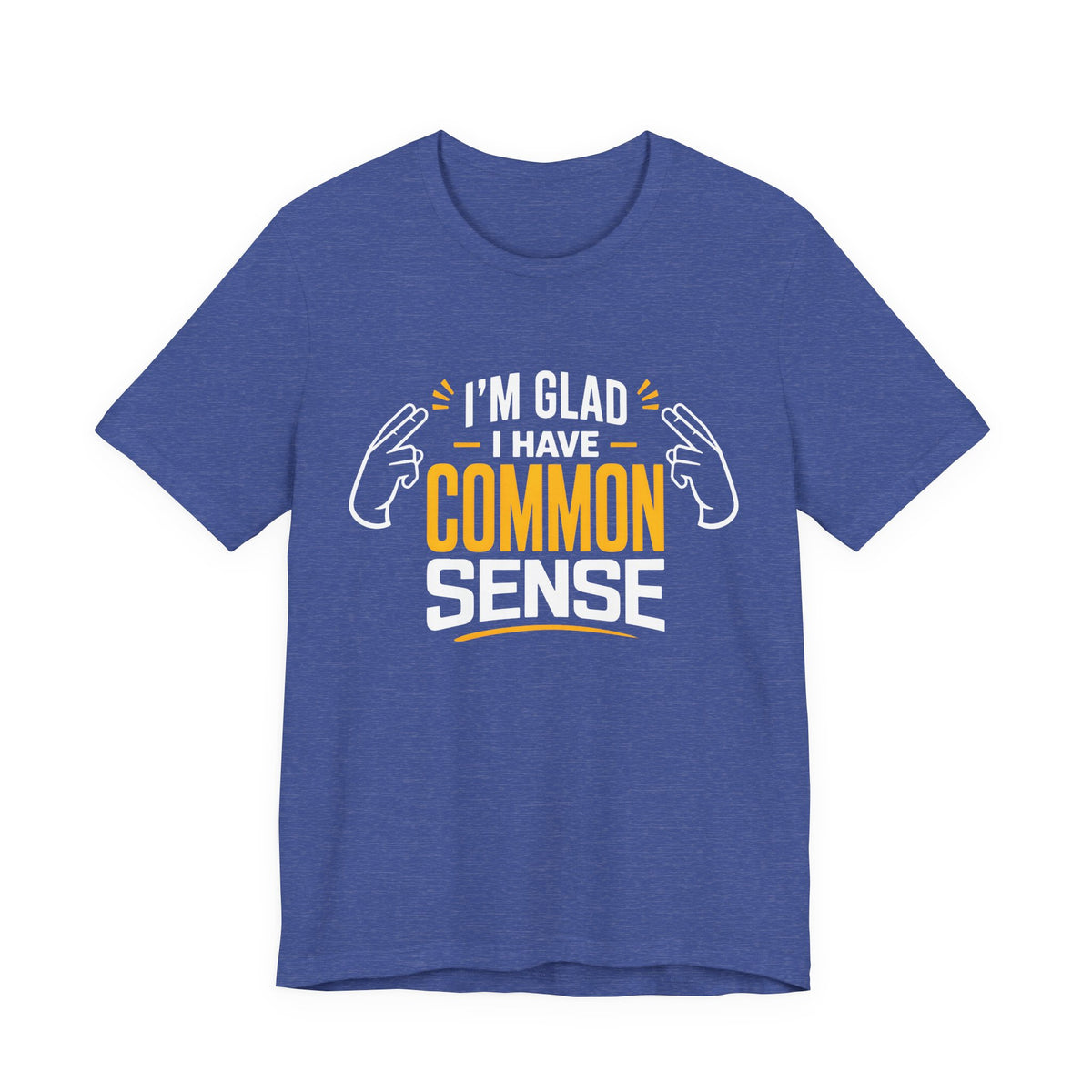 Common Sense & 100% IQ Graphic Tee.