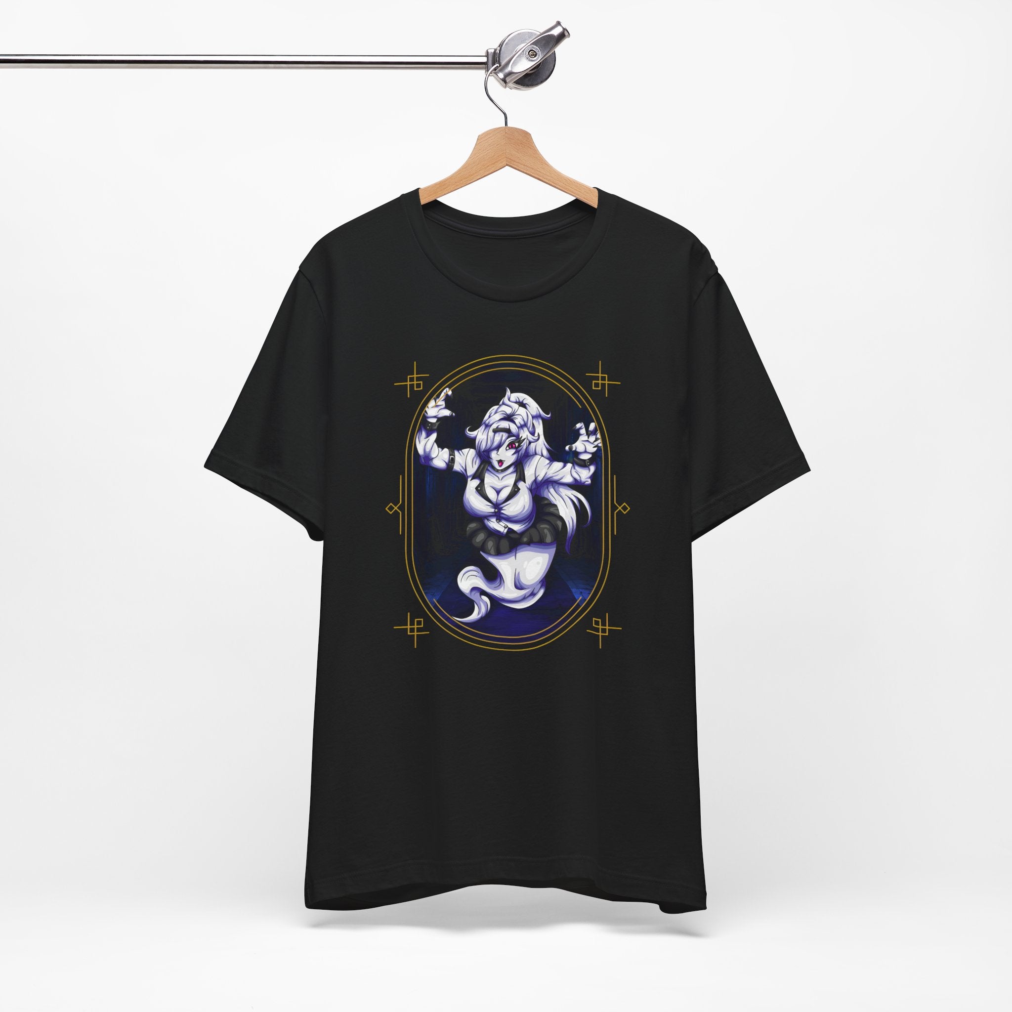 Haunted Beauty Graphic Tee - Anime Streetwear T-Shirt