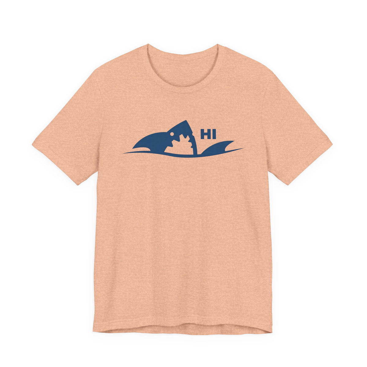 "I Don't Bite" Tribal Shark Graphic T-Shirt.