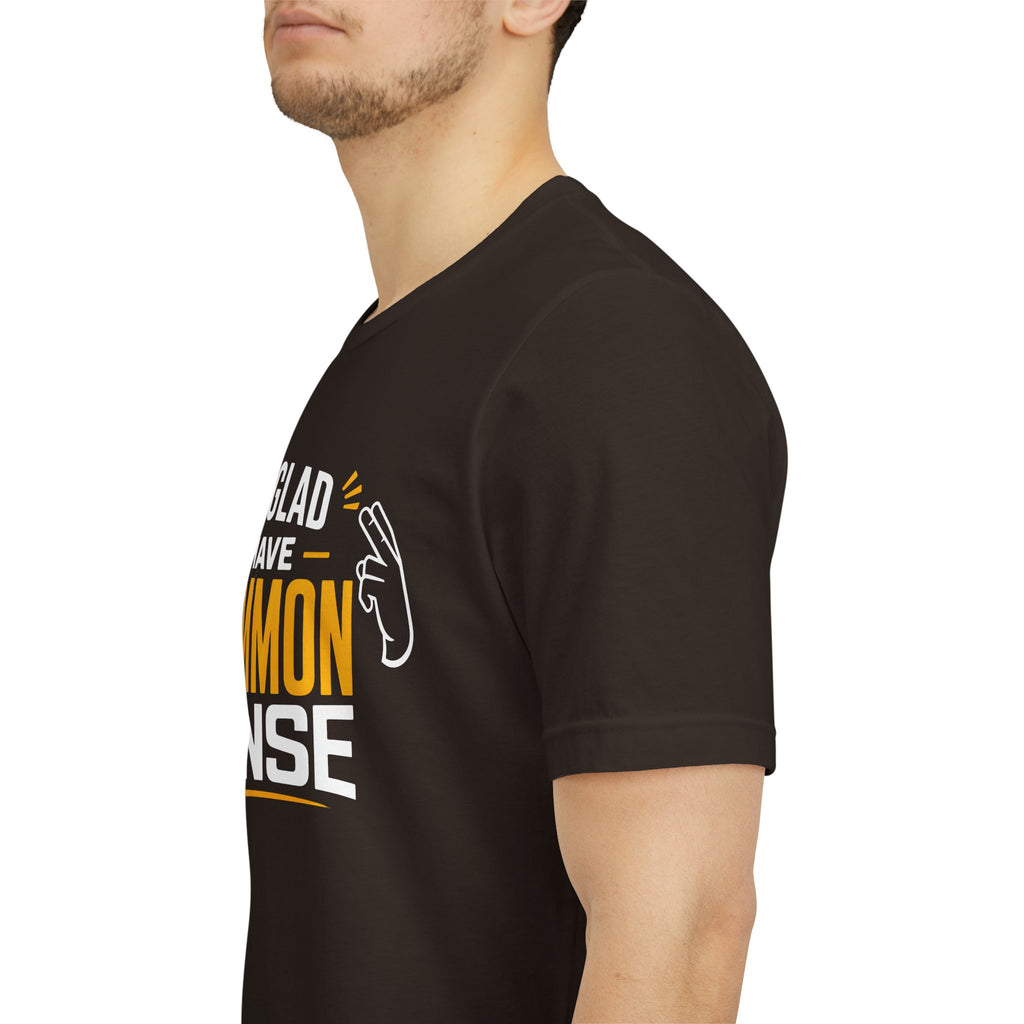 Common Sense & 100% IQ Graphic Tee.