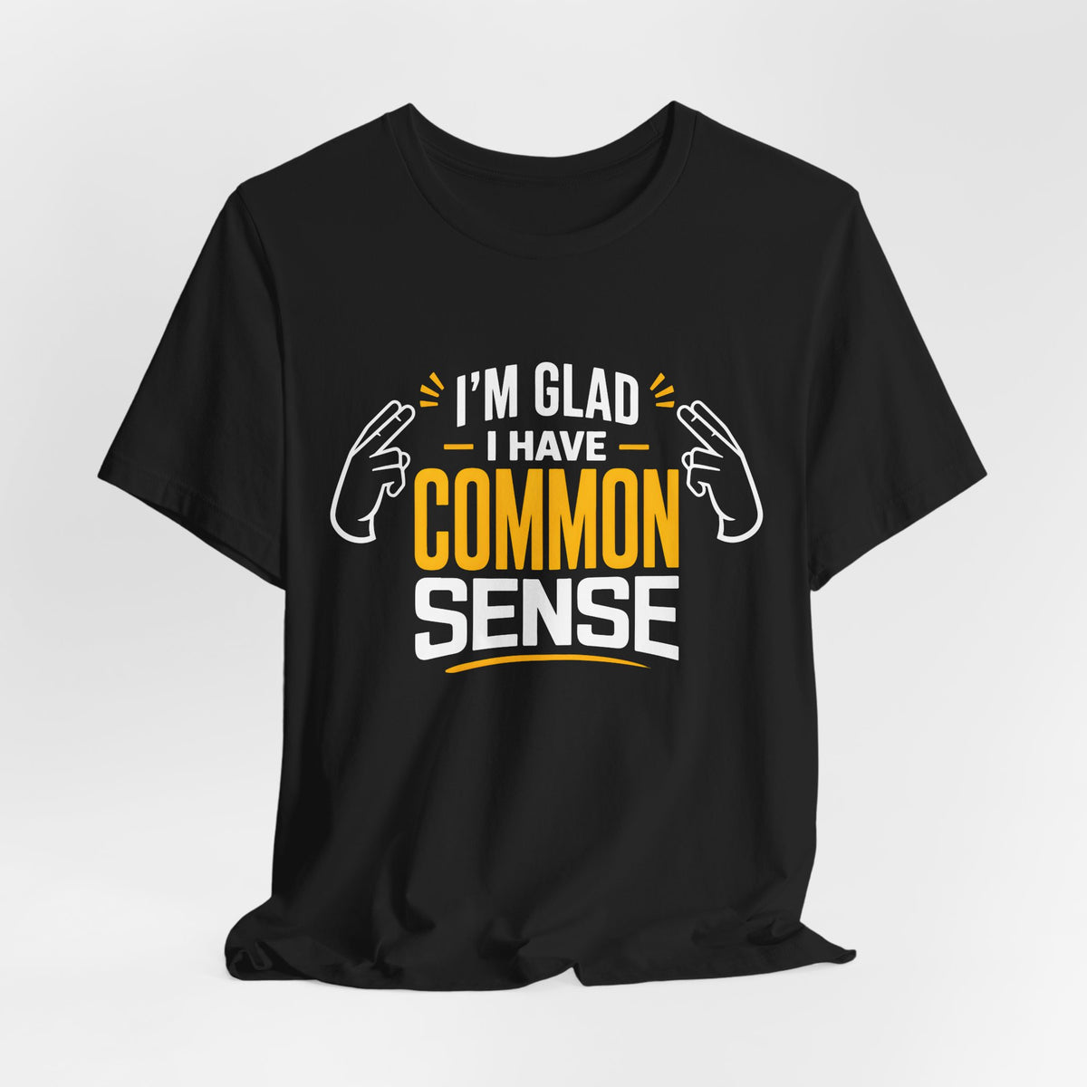 Common Sense & 100% IQ Graphic Tee.