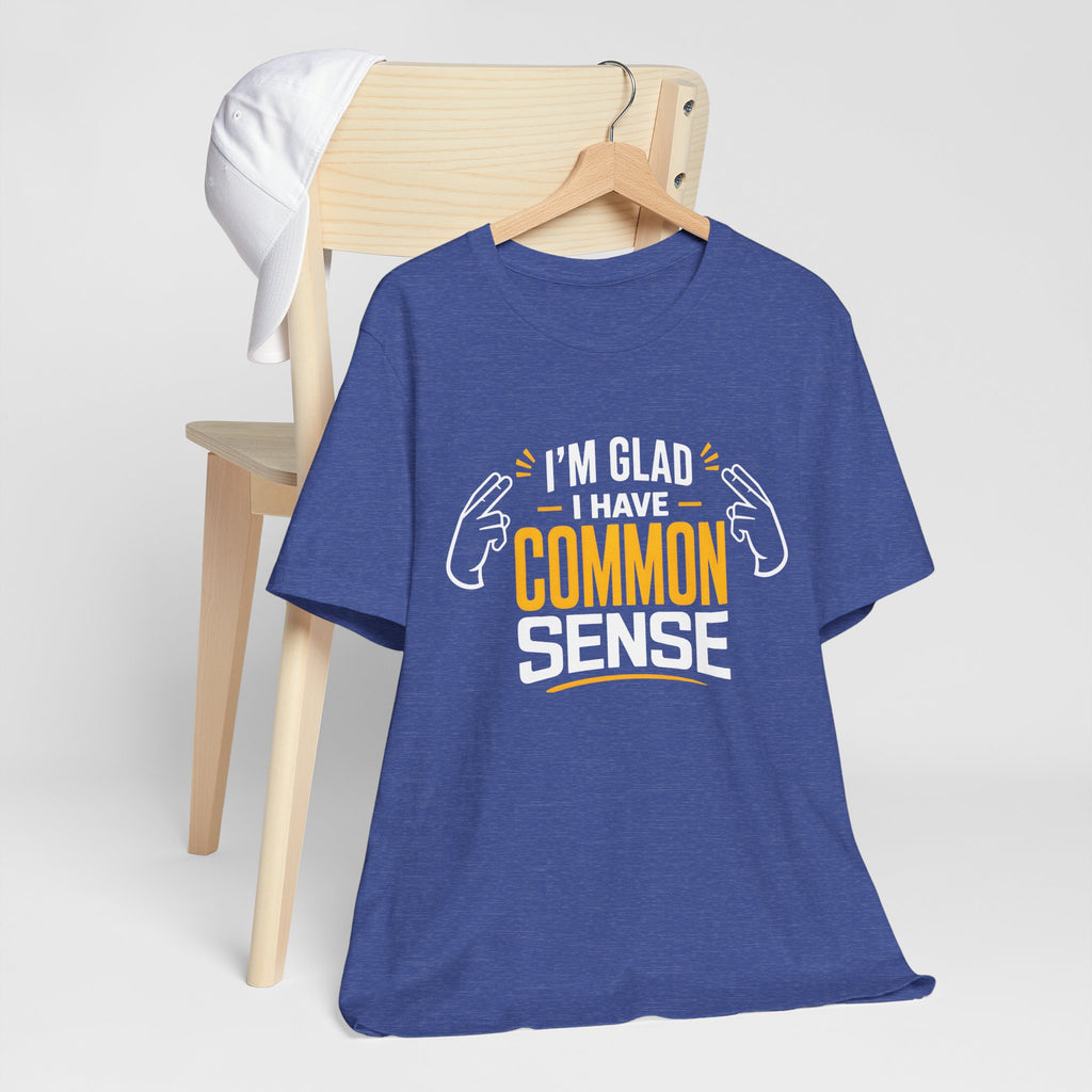 Common Sense & 100% IQ Graphic Tee.