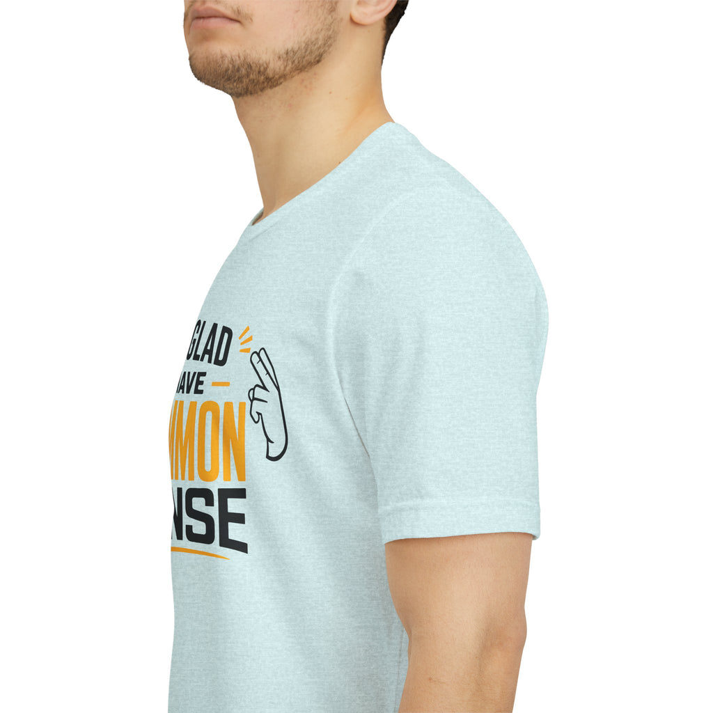 Common Sense & 100% IQ Graphic Tee.