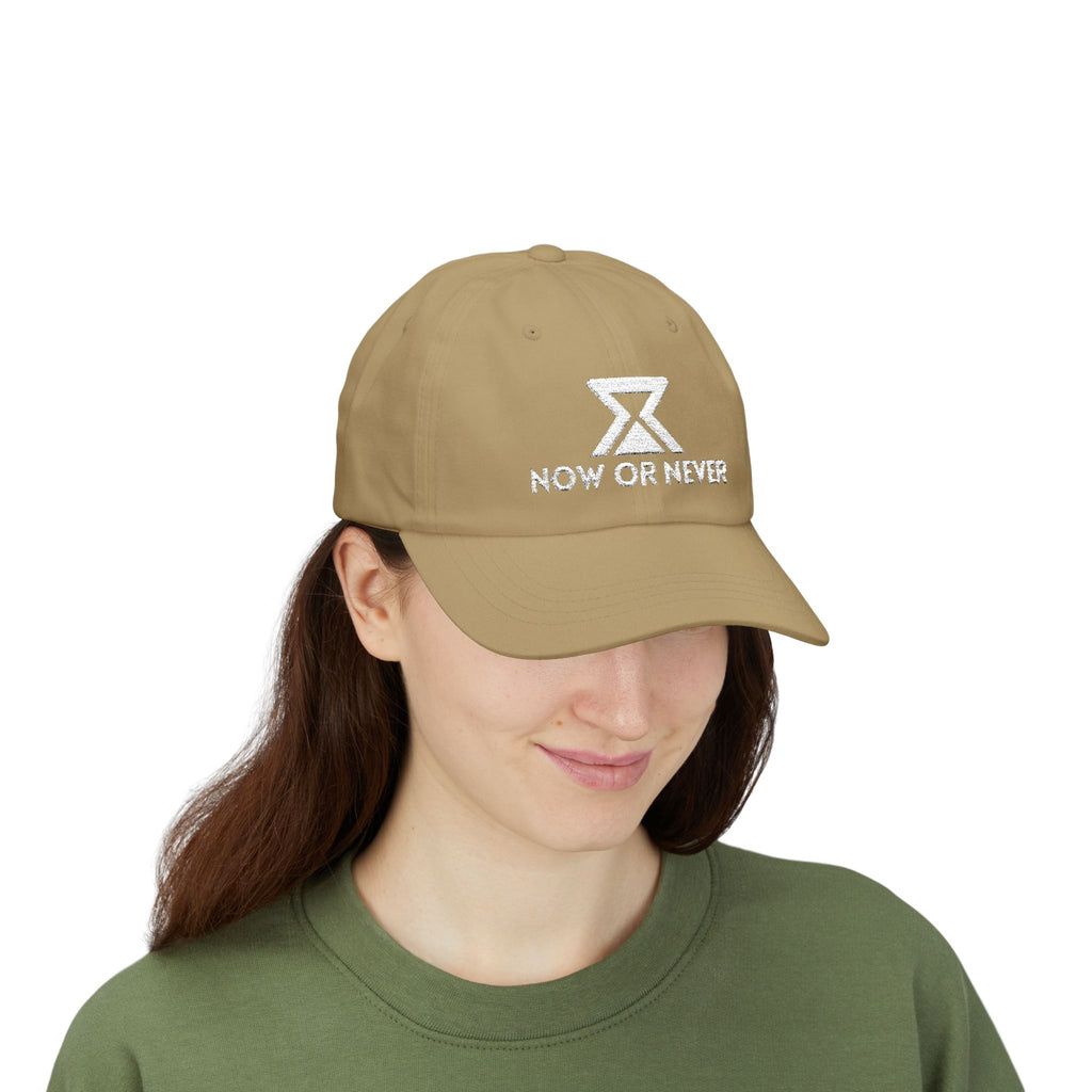 Motivational Hourglass-Style Hat.
