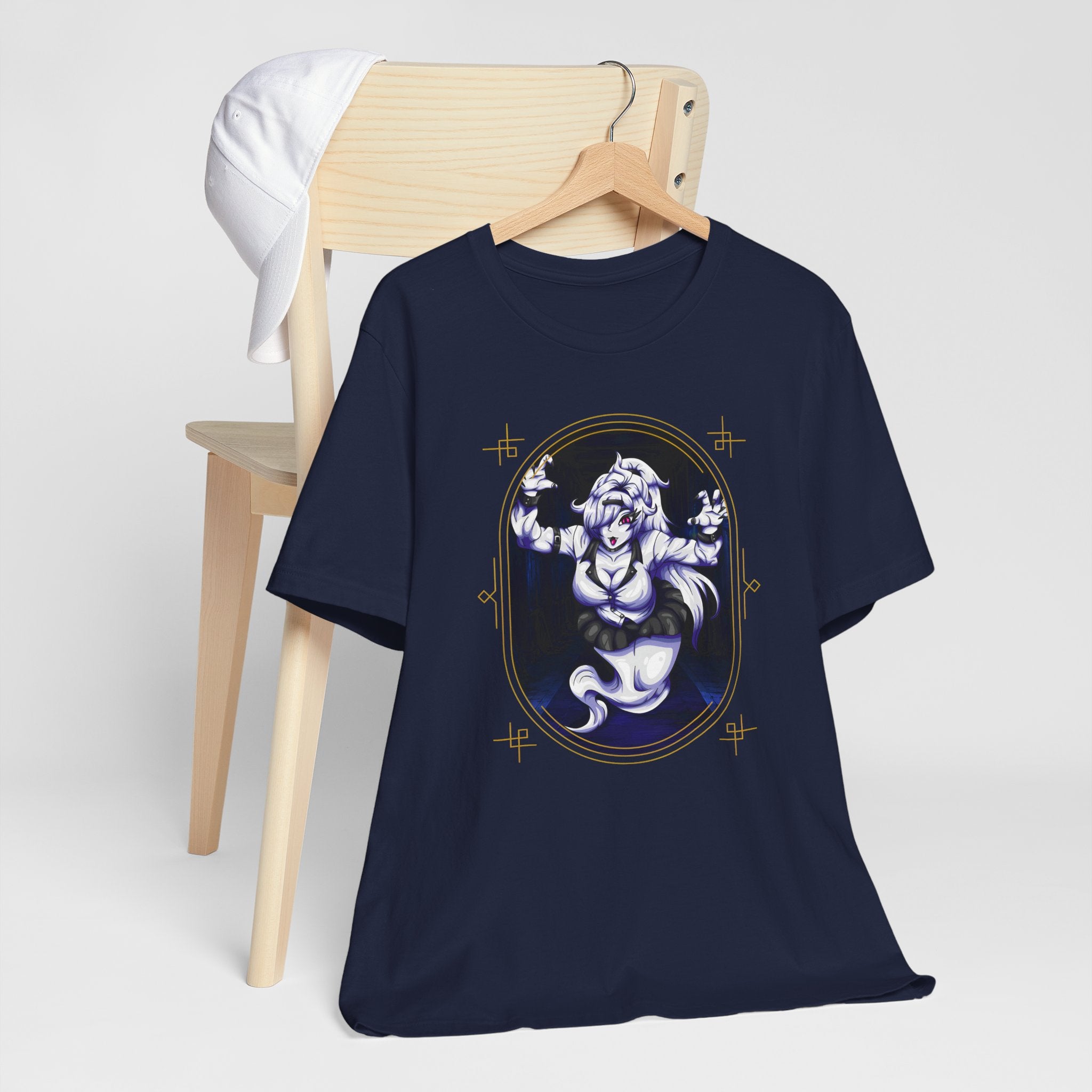 Haunted Beauty Graphic Tee - Anime Streetwear T-Shirt