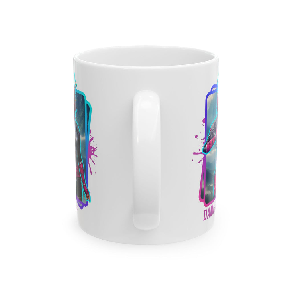 DAMI - Medieval Character Design Ceramic Mug (11oz, 15oz).