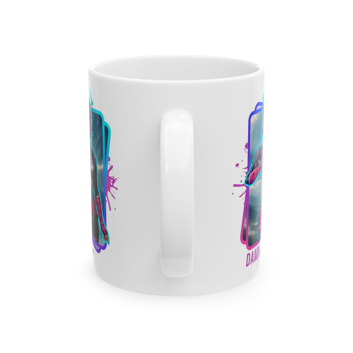 DAMI - Medieval Character Design Ceramic Mug (11oz, 15oz).