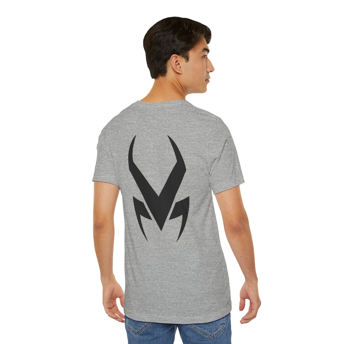 Minimalist Reversible Horns Graphic Tee.