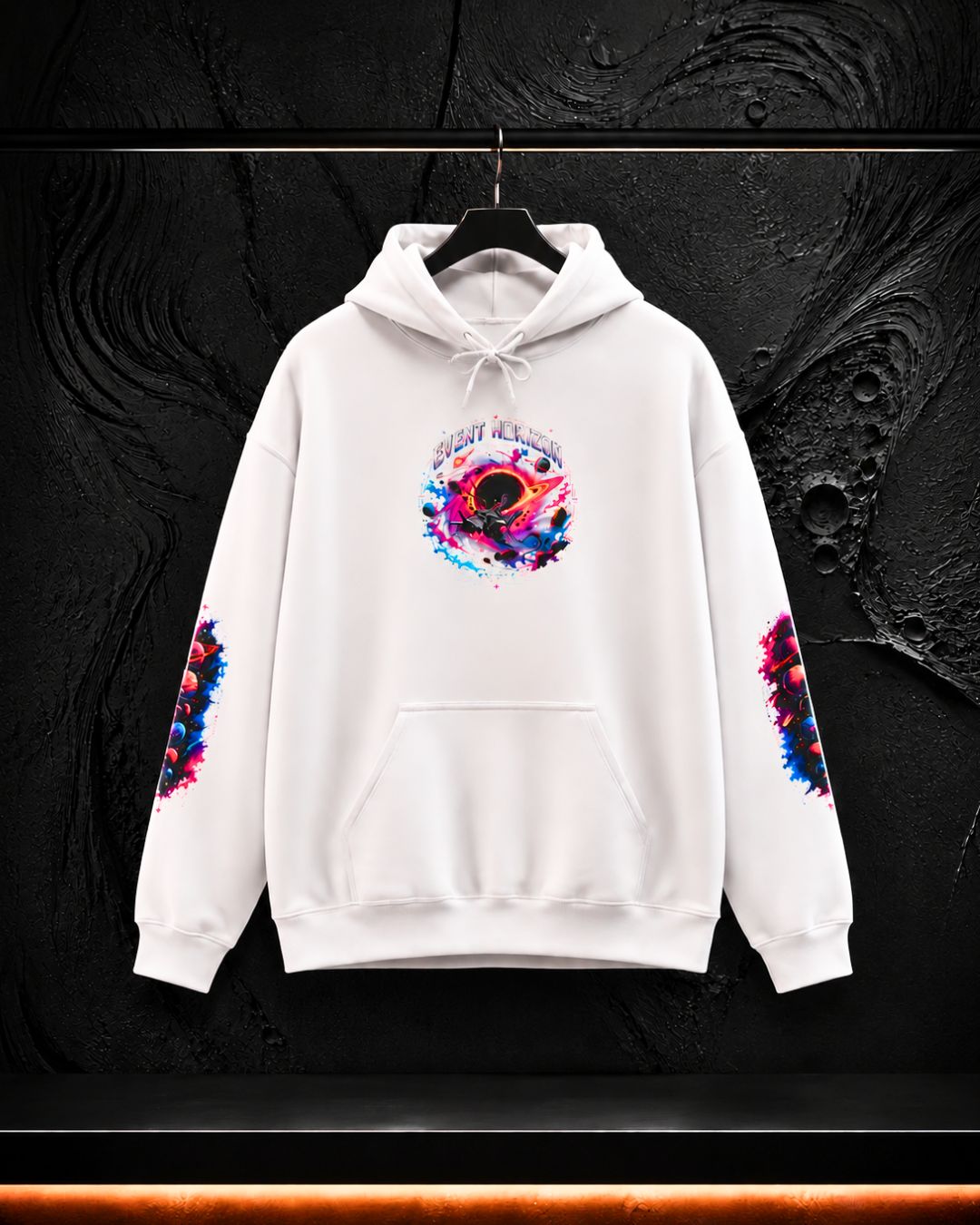 Event Horizon Black Hole Unisex Hoodie.