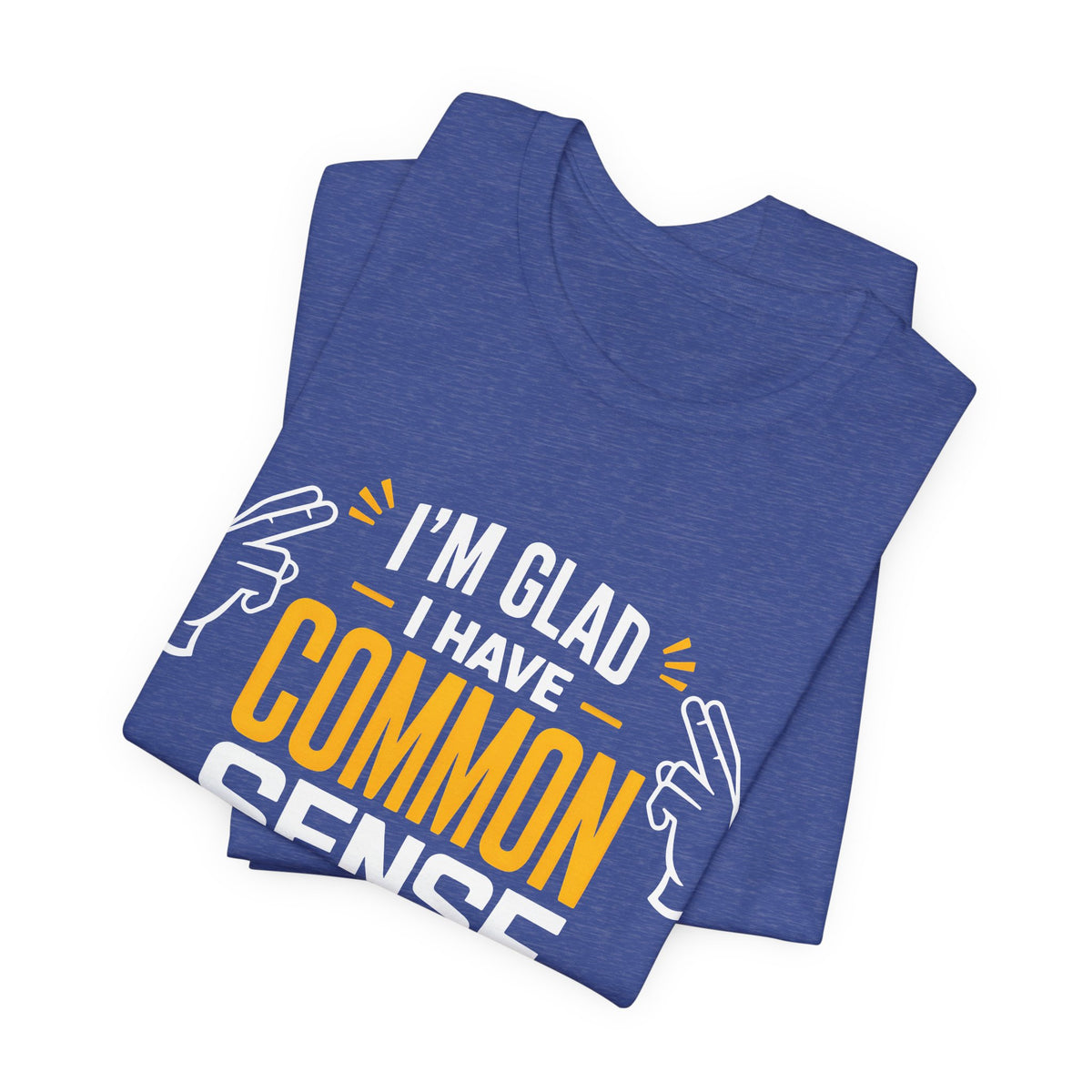 Common Sense & 100% IQ Graphic Tee.
