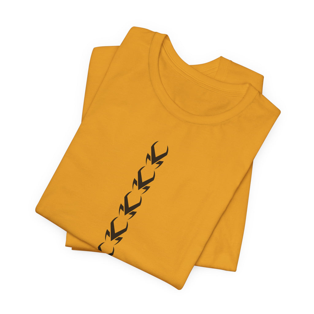 Minimalist Reversible Horns Graphic Tee.