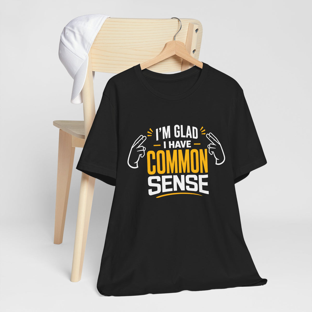 Common Sense & 100% IQ Graphic Tee.