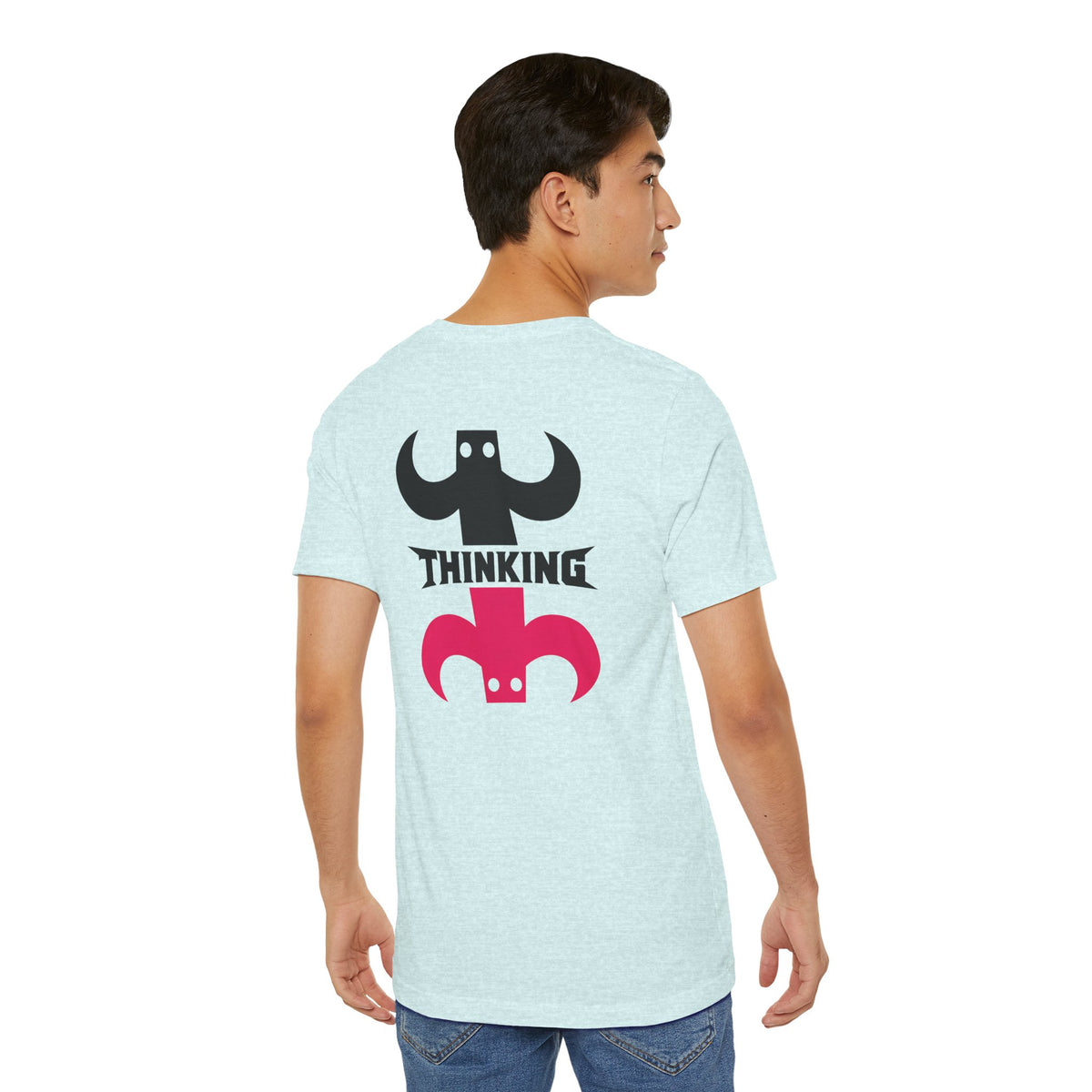 Minimalist Figures "DOING and THINKING" Graphic Tee