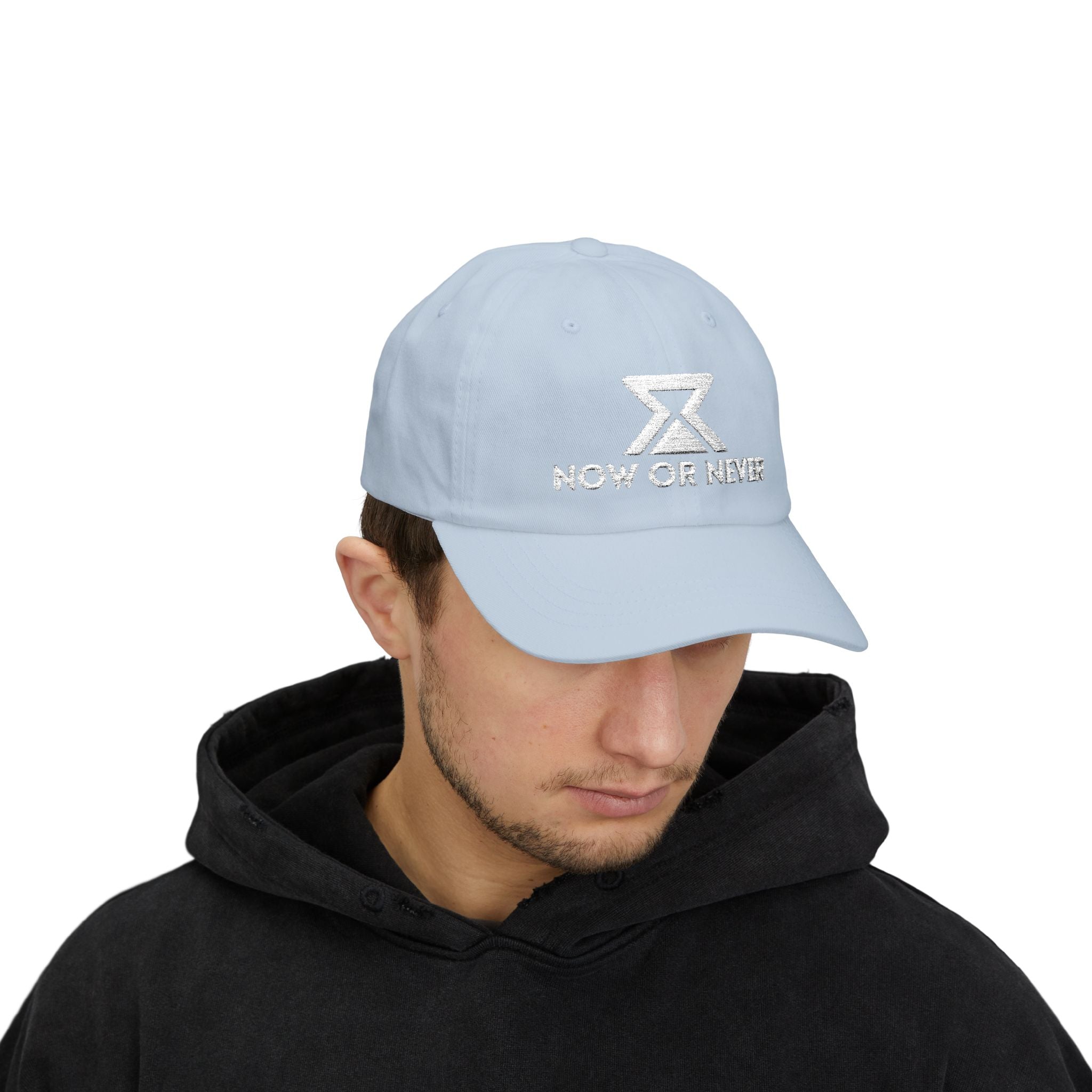 Motivational Hourglass-Style Hat.