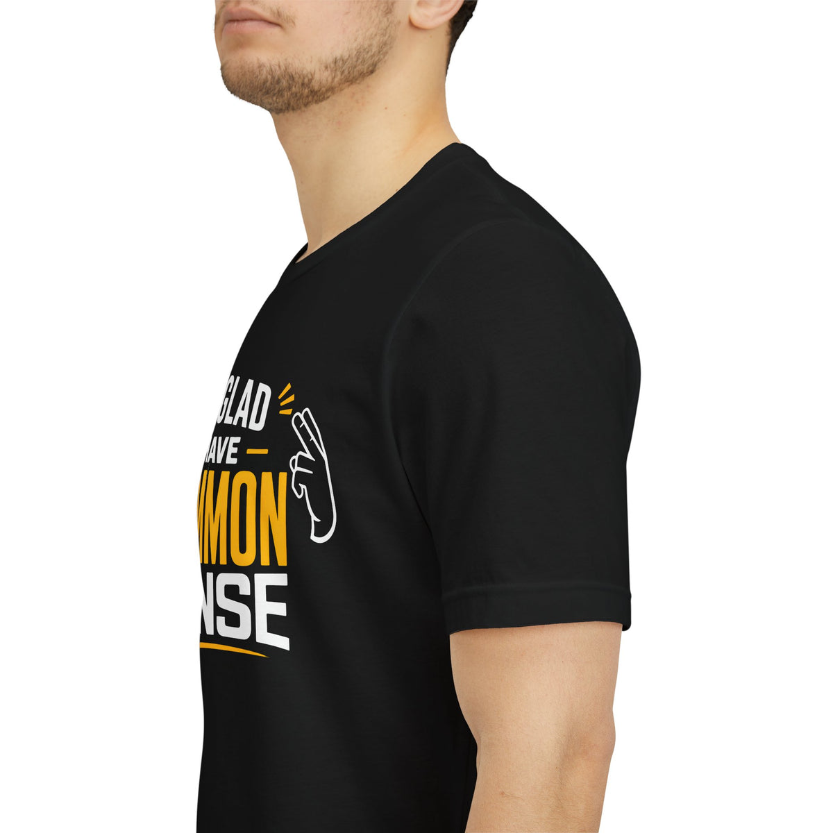Common Sense & 100% IQ Graphic Tee.