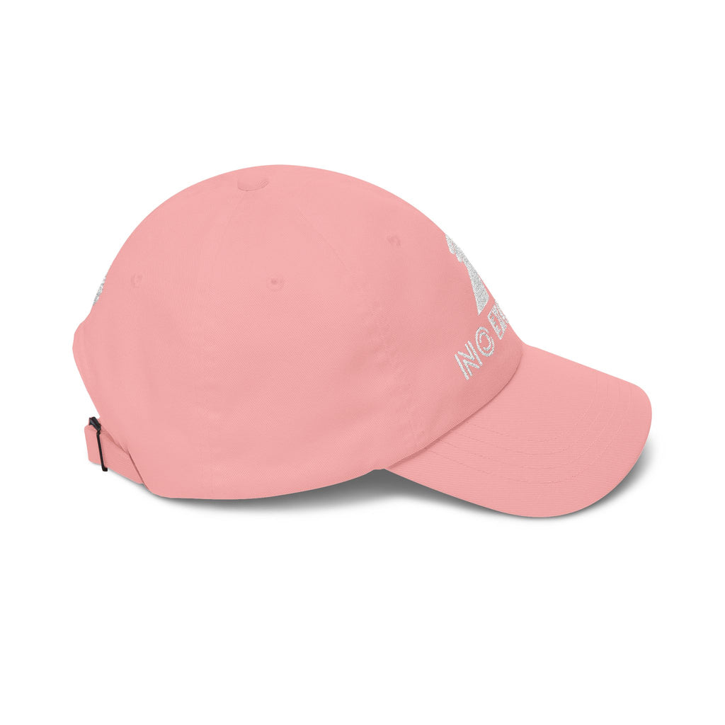 Motivational Fitness Hat with Dumbbell Graphic.