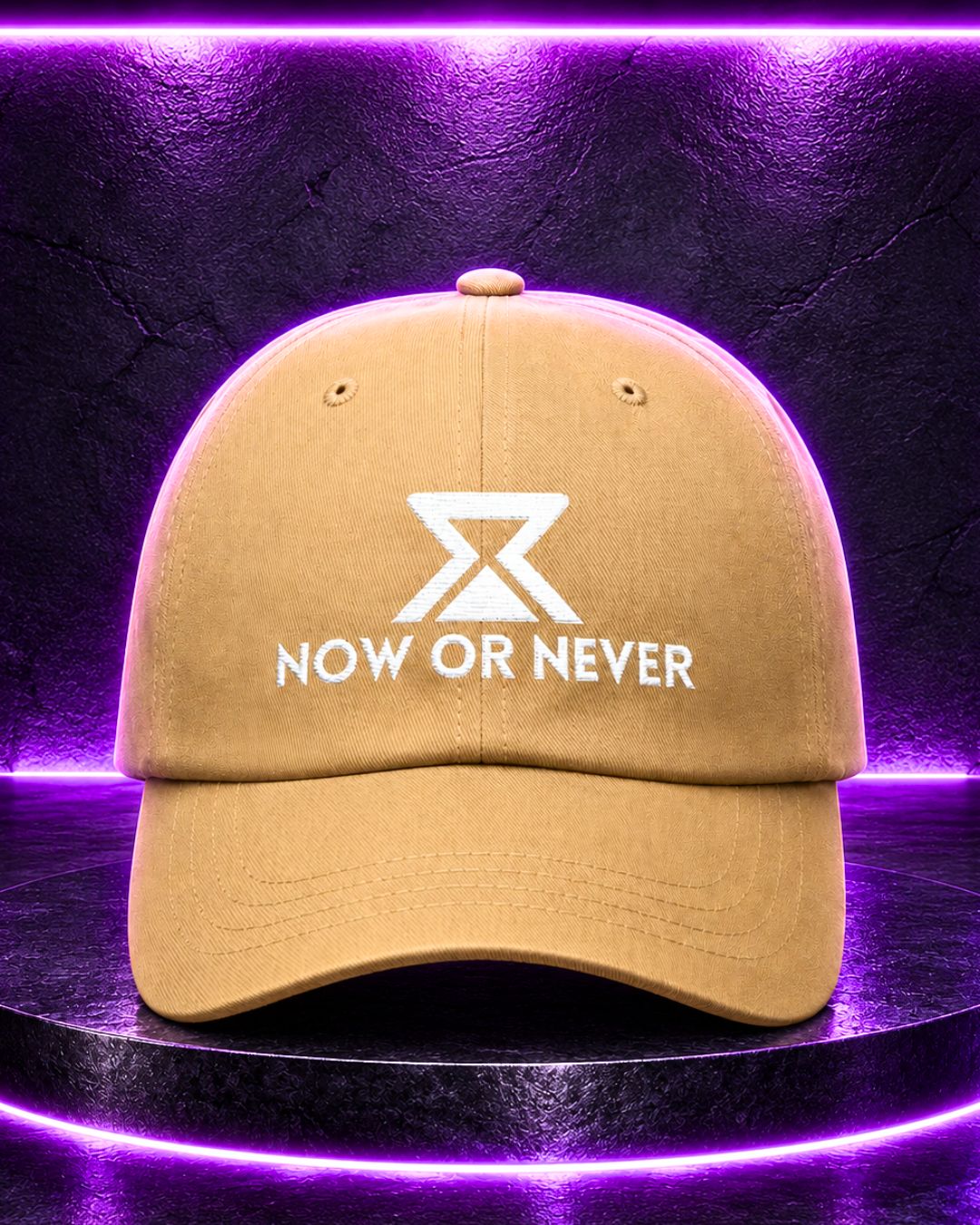 Motivational Hourglass-Style Hat.
