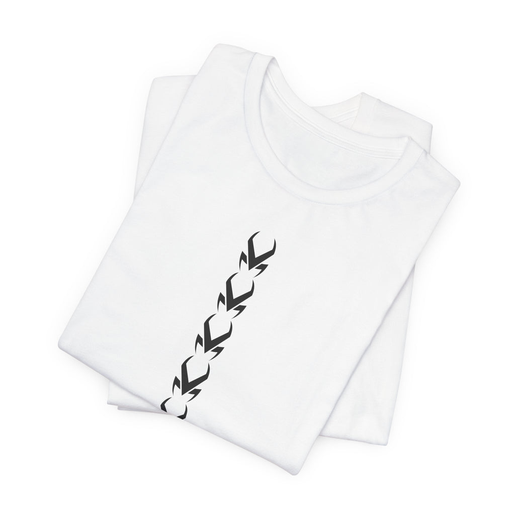 Minimalist Reversible Horns Graphic Tee.