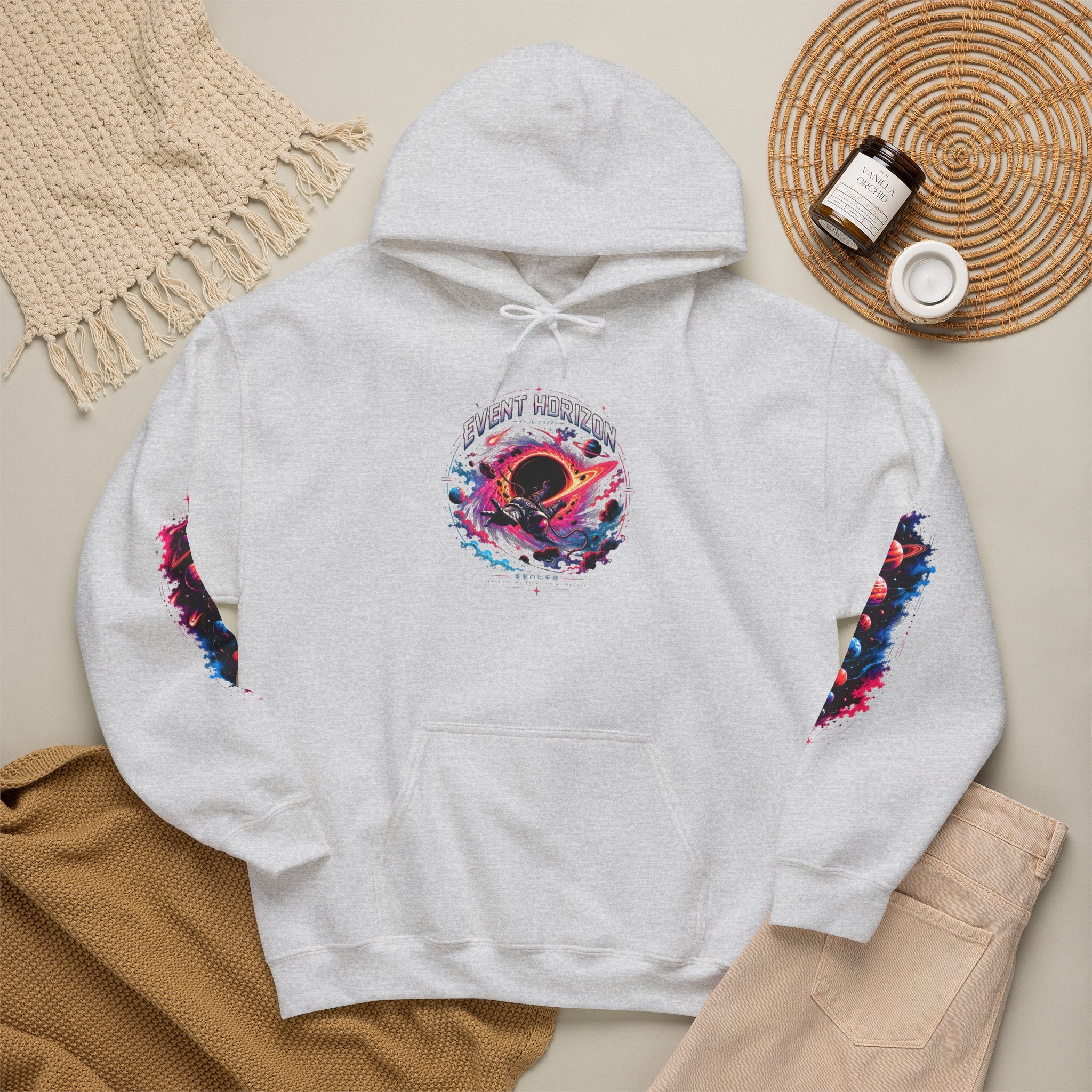 Event Horizon Black Hole Unisex Hoodie.