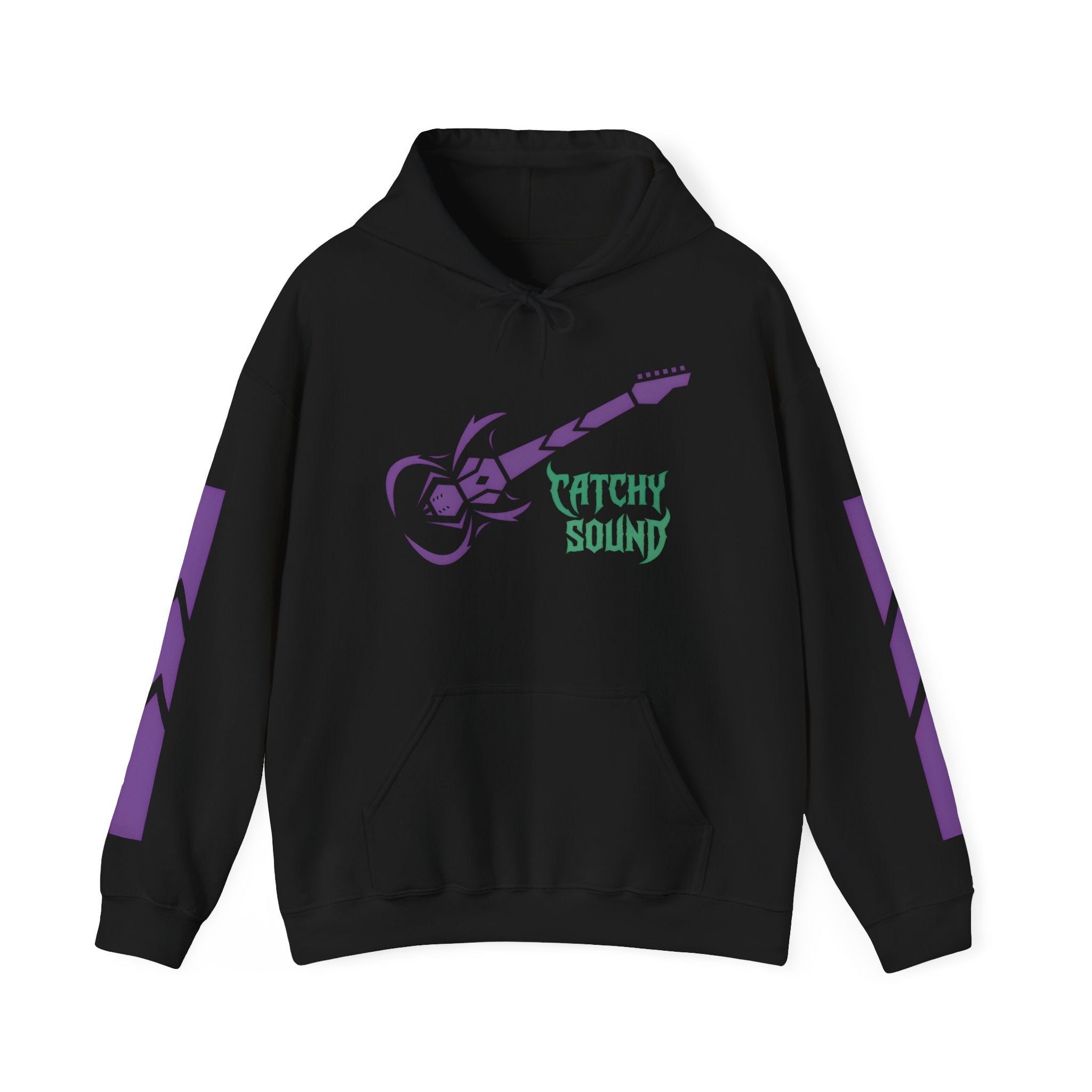 Catchy Sound Electric Guitar Graphic Unisex Hoodie.