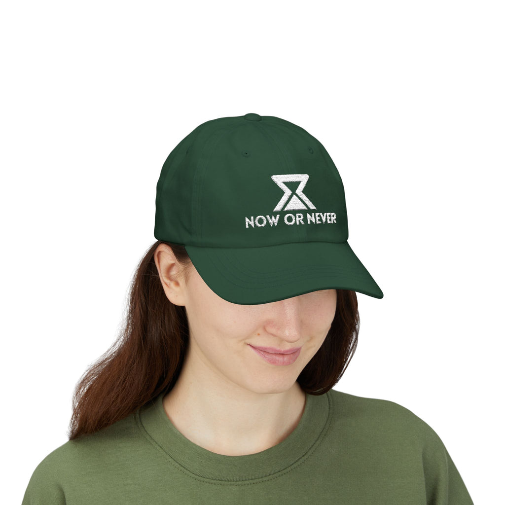 Motivational Hourglass-Style Hat.