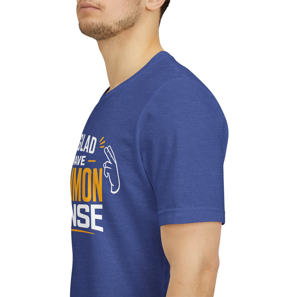 Common Sense & 100% IQ Graphic Tee.