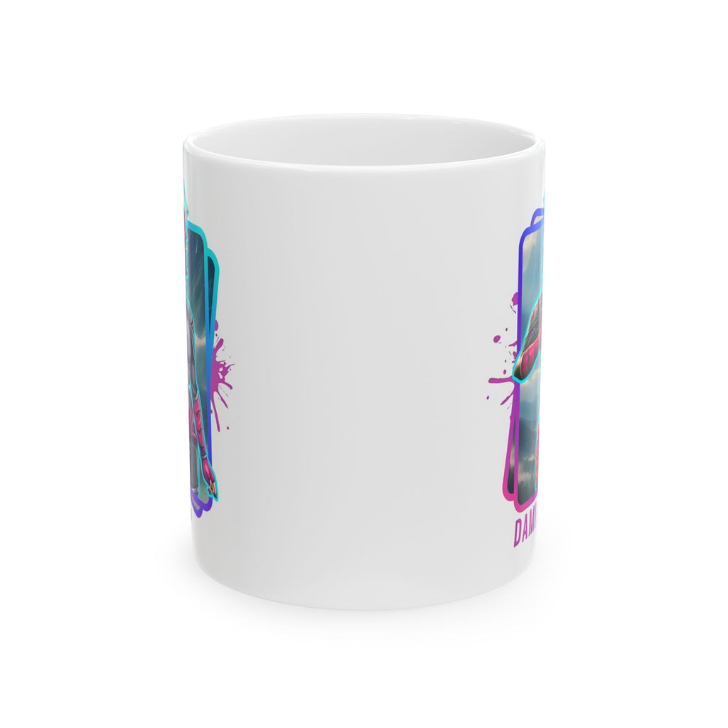DAMI - Medieval Character Design Ceramic Mug (11oz, 15oz).