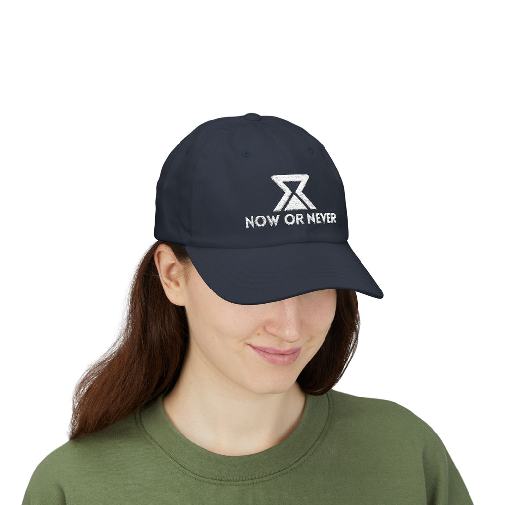 Motivational Hourglass-Style Hat.