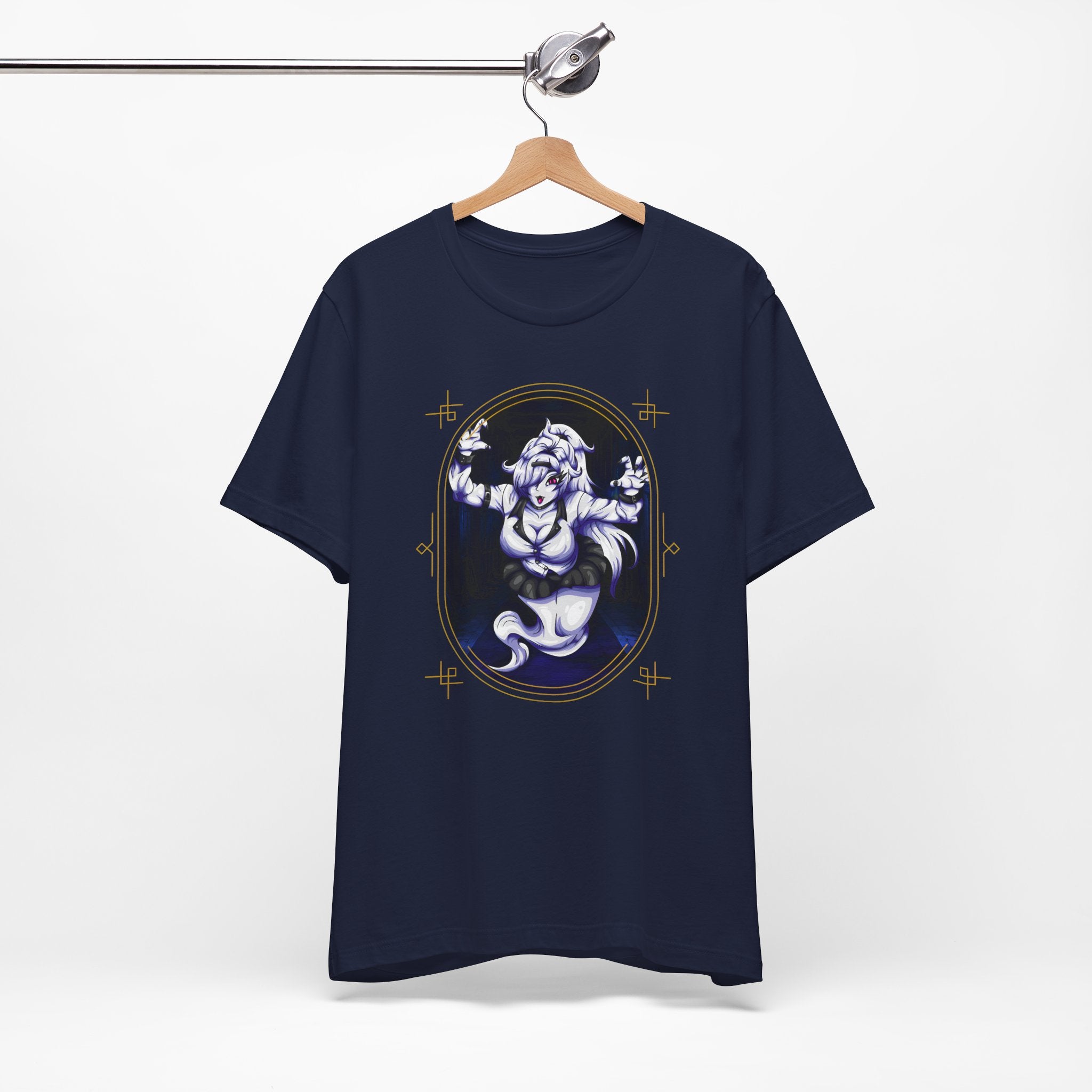 Haunted Beauty Graphic Tee - Anime Streetwear T-Shirt