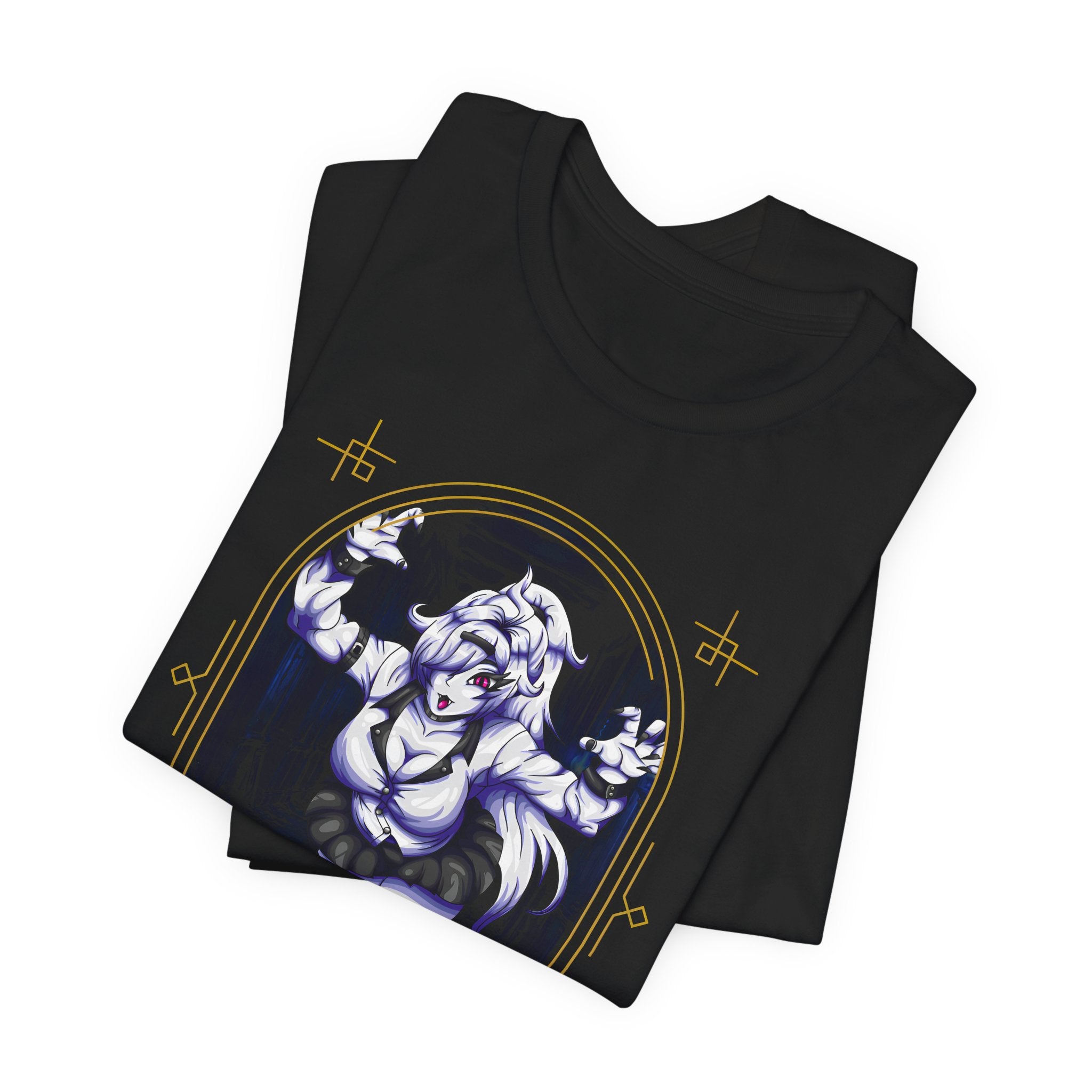 Haunted Beauty Graphic Tee - Anime Streetwear T-Shirt