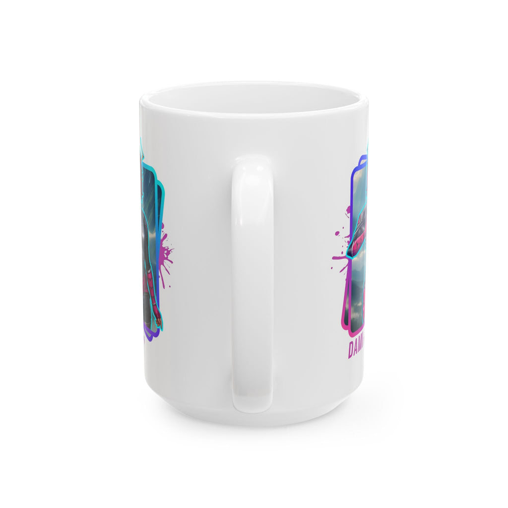DAMI - Medieval Character Design Ceramic Mug (11oz, 15oz).
